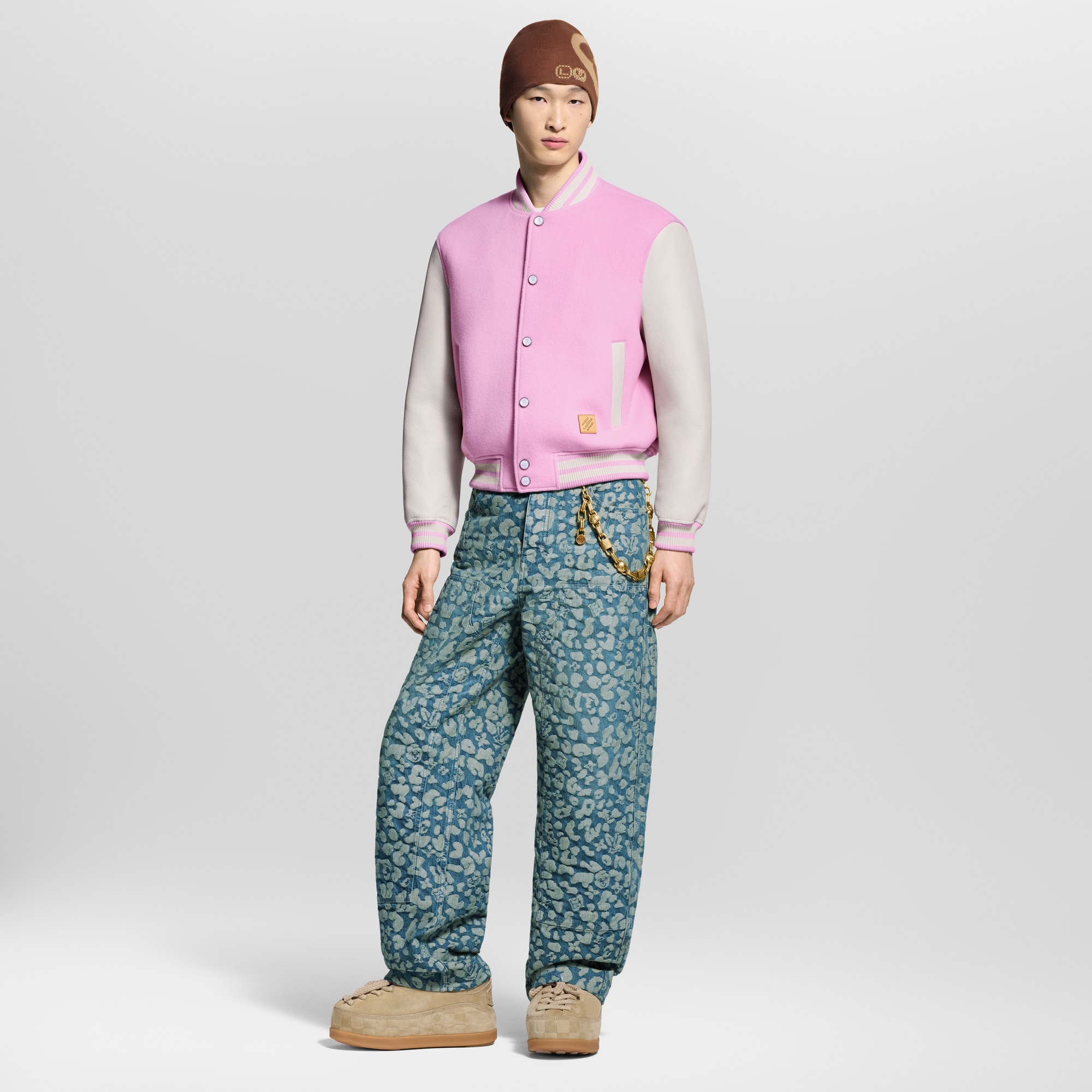 Hose aus Denim im Workwear-Stil mit Jacquard-Details  Herren Ready to Wear Denim | LOUIS VUITTON (Zoom)