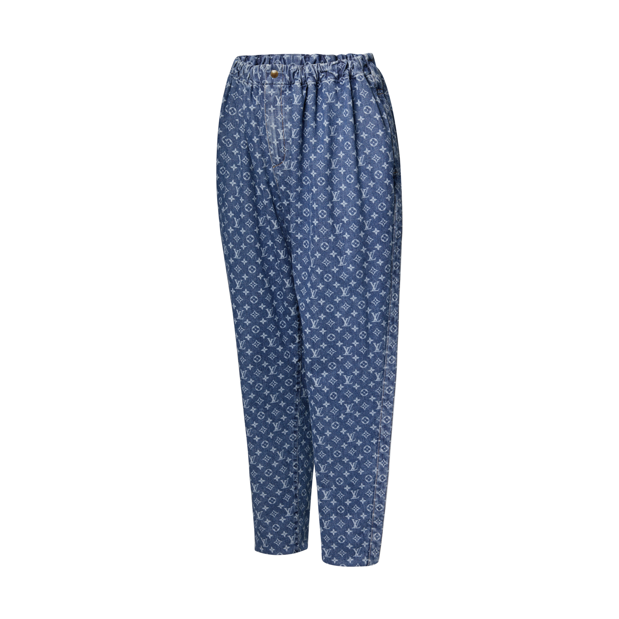 Hose aus Denim mit Monogram  Damen Ready to Wear Hosen | LOUIS VUITTON (Zoom)