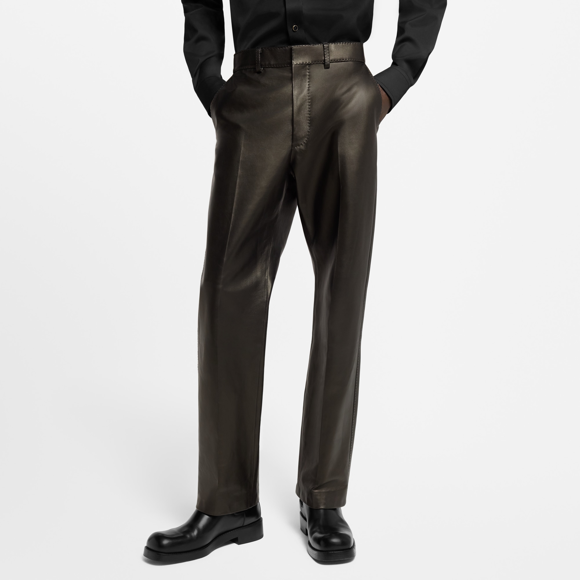 Hose aus Leder  Herren Ready to Wear Hosen | LOUIS VUITTON (Zoom)