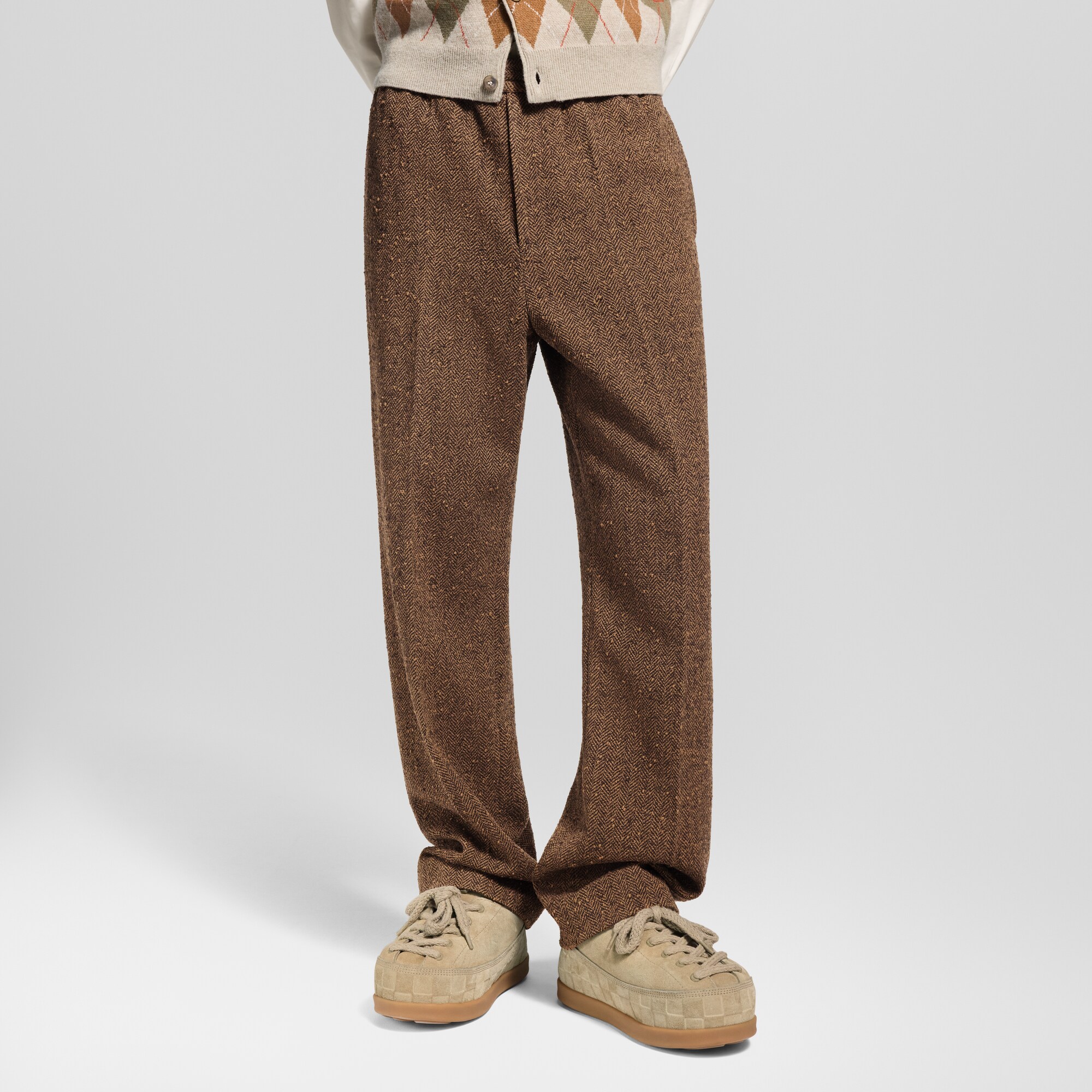Hose aus Tweed mit Zugband  Herren Ready to Wear Hosen | LOUIS VUITTON (Zoom)