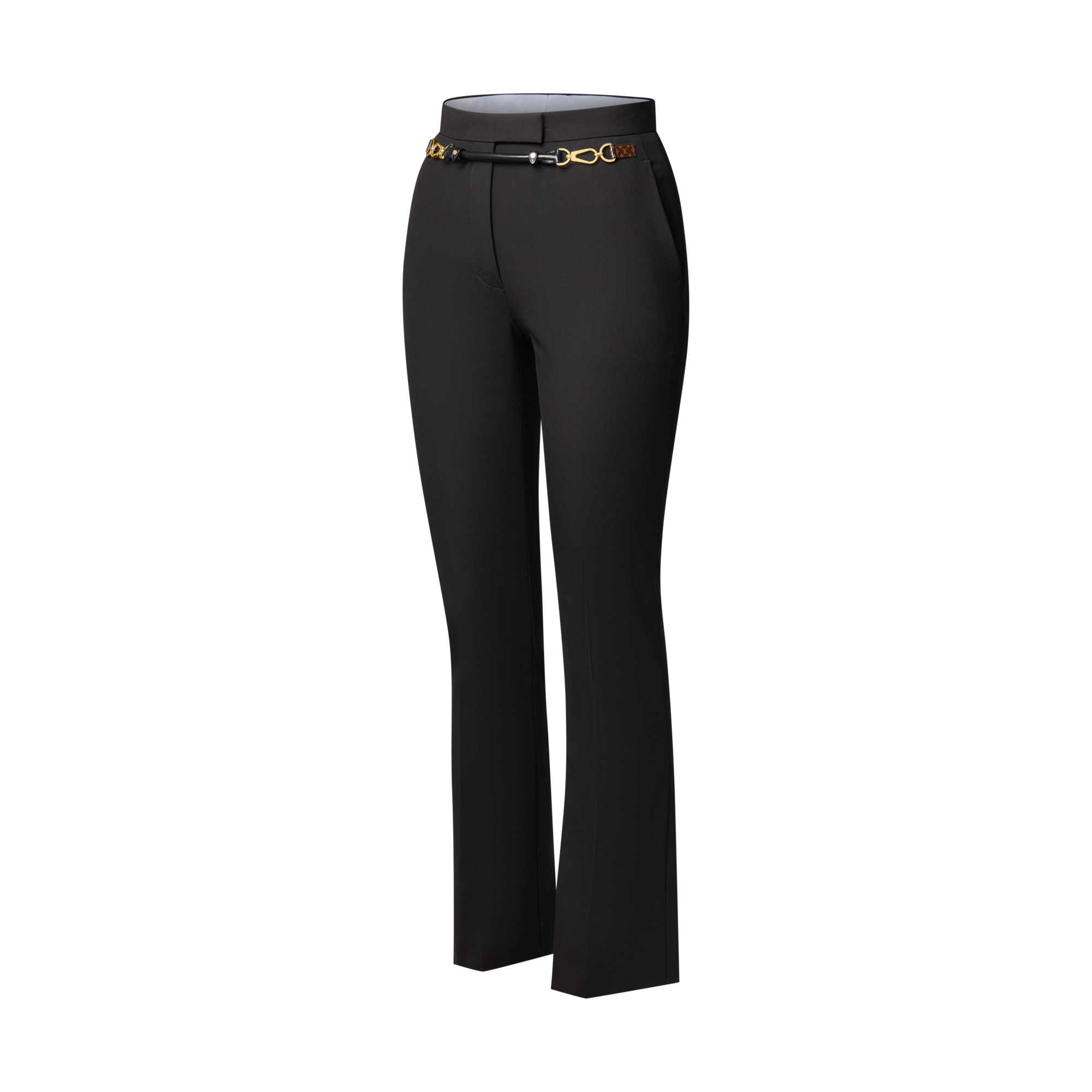 Hose im Maßkonfektions-Stil mit Gürtel-Detail  Damen Ready to Wear Hosen | LOUIS VUITTON (Zoom)