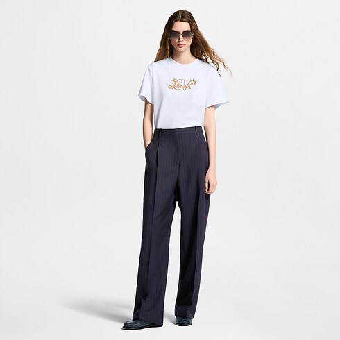 Hose im Maßkonfektions-Stil mit Nadelstreifen Damen Ready to Wear Hosen | LOUIS VUITTON (Zoom)