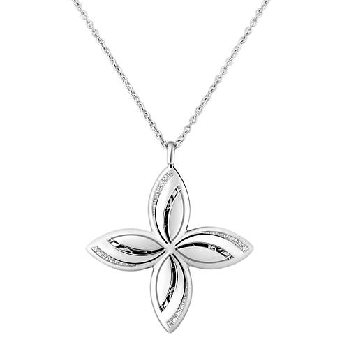 Idylle Blossom Anhänger, Weißgold und Diamanten Les Extraordinaires Schmuck Halsketten und Anhänger | LOUIS VUITTON (Zoom)