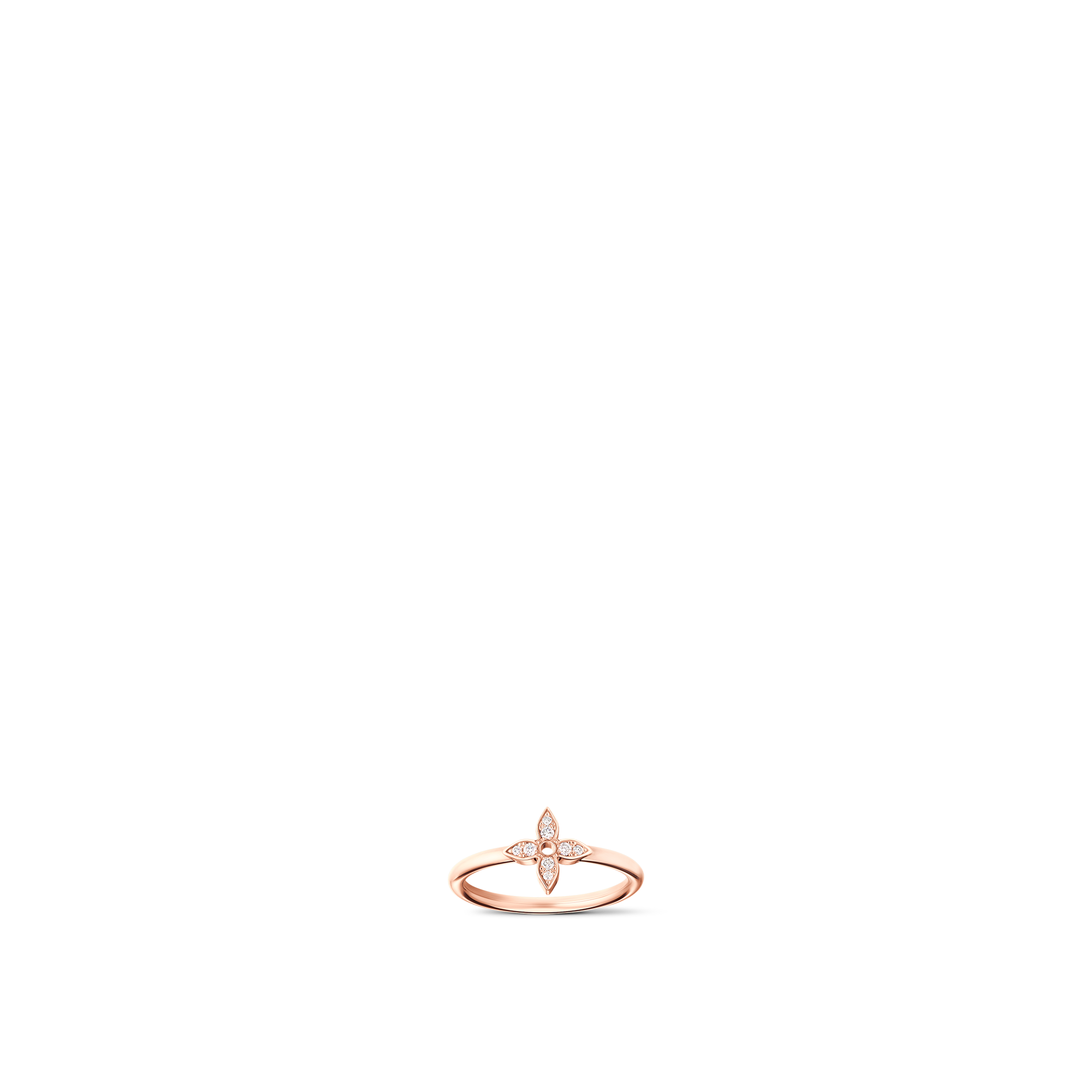 Idylle Blossom einzelner Ring, Roségold und Diamanten  Schmuck Kategorien Ringe | LOUIS VUITTON (Zoom)