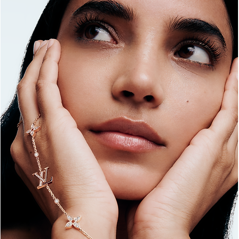 Idylle Blossom lange Halskette mit mehreren Motiven, Roségold und Diamanten Schmuck Kategorien Halsketten und Anhänger | LOUIS VUITTON (Zoom)