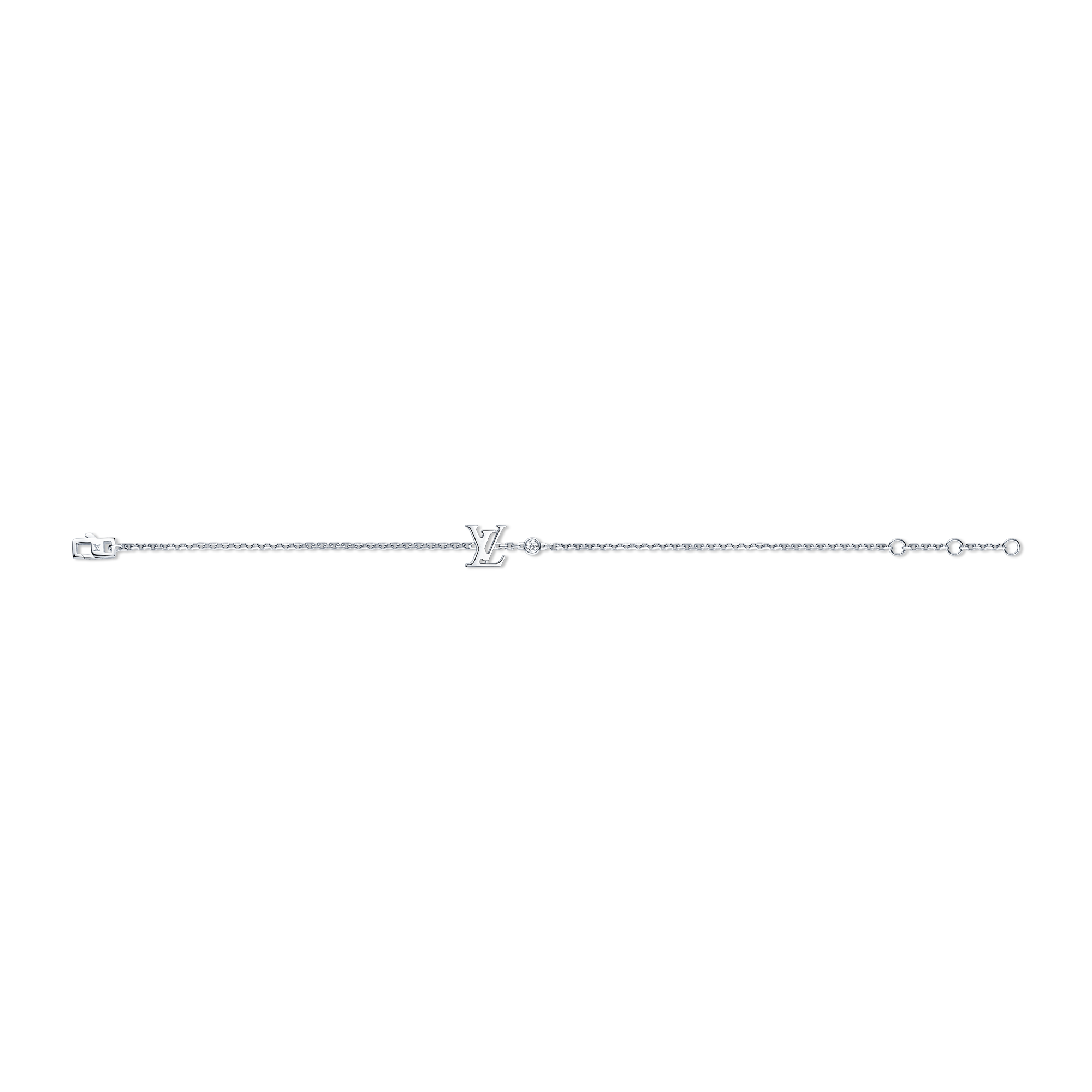 Idylle Blossom LV Armband, Weißgold mit Diamant  Schmuck Kategorien Alle Schmuckstücke | LOUIS VUITTON (Zoom)