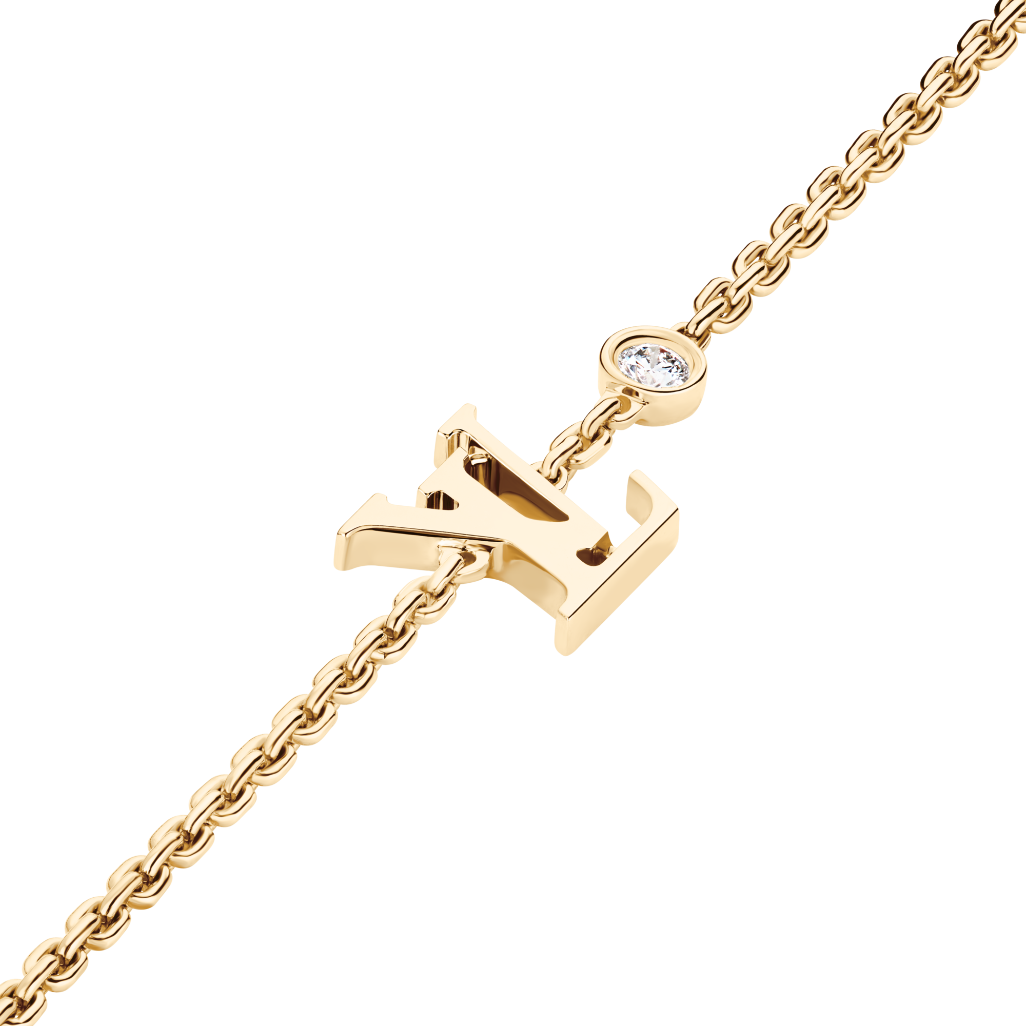 Idylle Blossom LV Armband, Gelbgold und Diamant  Schmuck Kategorien Alle Schmuckstücke | LOUIS VUITTON (Zoom)