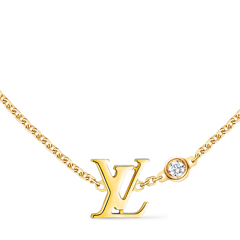 Idylle Blossom LV Halskette, Gelbgold und Diamant Schmuck Kategorien Alle Schmuckstücke | LOUIS VUITTON (Zoom)