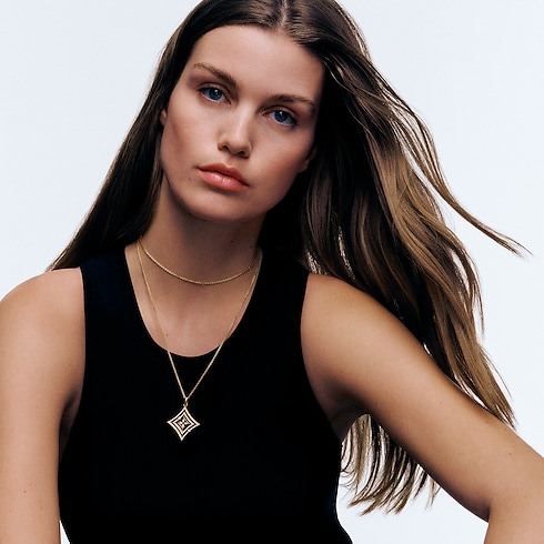 Idylle Blossom Medaillon, Gelbgold und Diamanten Schmuck Kategorien Alle Schmuckstücke | LOUIS VUITTON (Zoom)