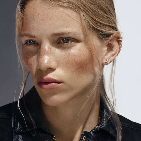 Idylle Blossom Mono Chain Ohrringe, Roségold Und Diamanten – Pro Schmuckstück Schmuck Kategorien Alle Schmuckstücke | LOUIS VUITTON (Zoom)