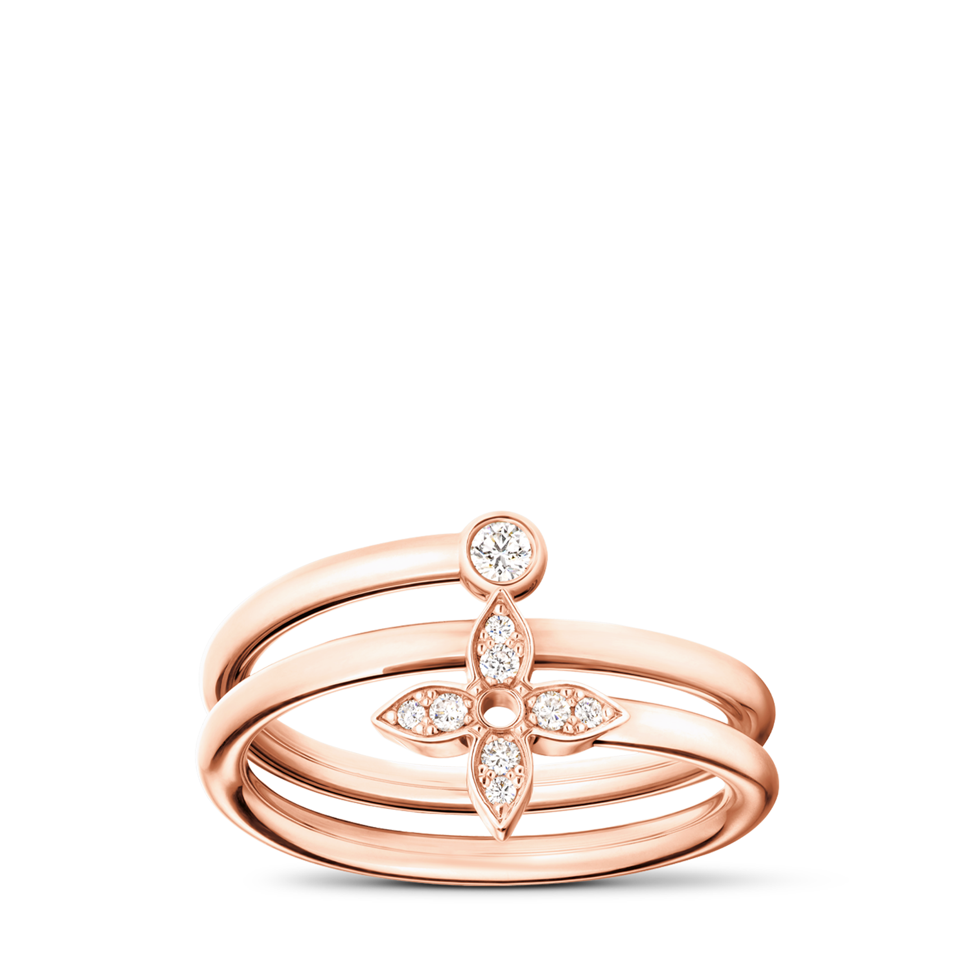 Idylle Blossom Multi Ring, Roségold und Diamanten  Schmuck Kategorien Ringe | LOUIS VUITTON (Zoom)