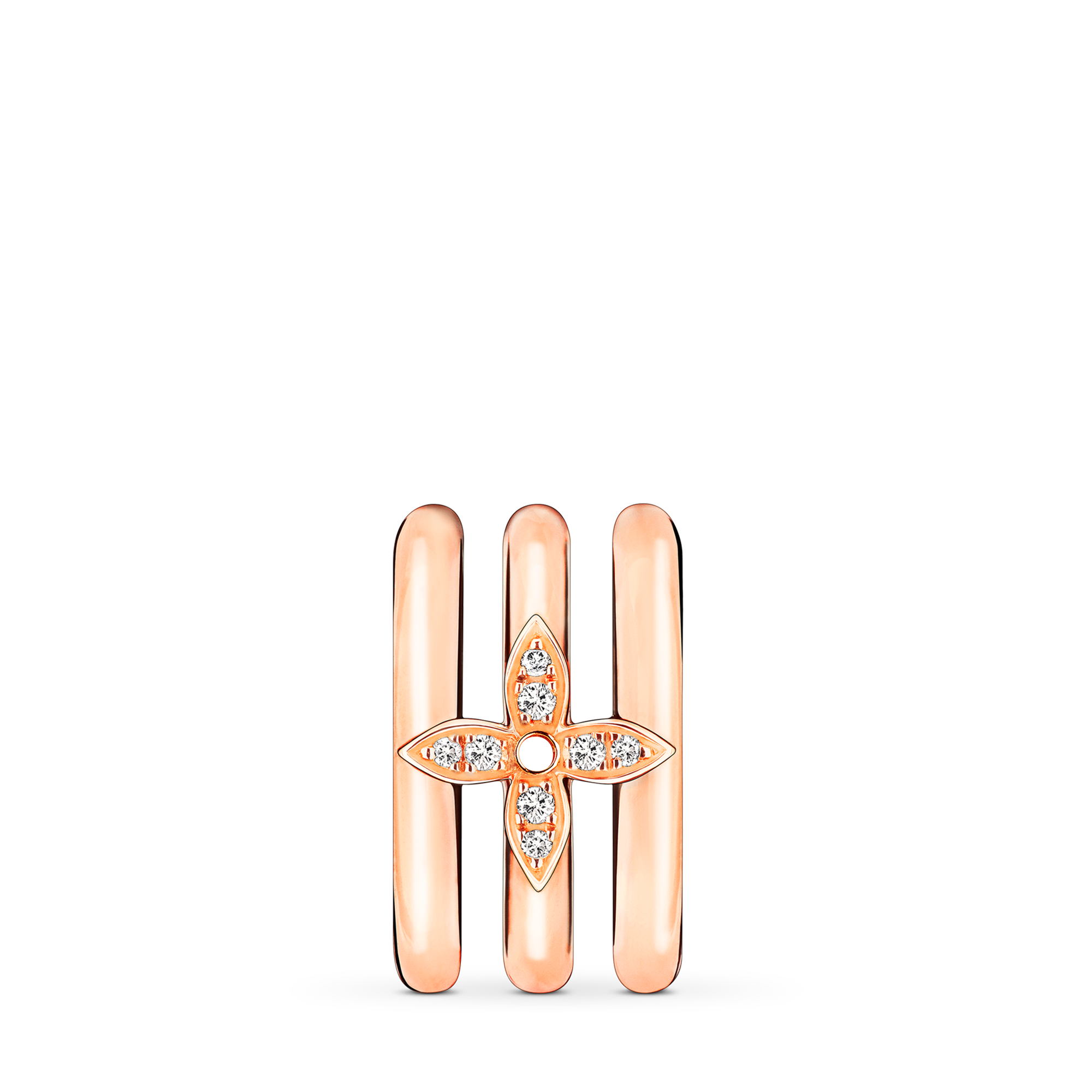Idylle Blossom Ohrring, Roségold und Diamanten - Einzelstück  Schmuck Kategorien Ohrringe | LOUIS VUITTON (Zoom)