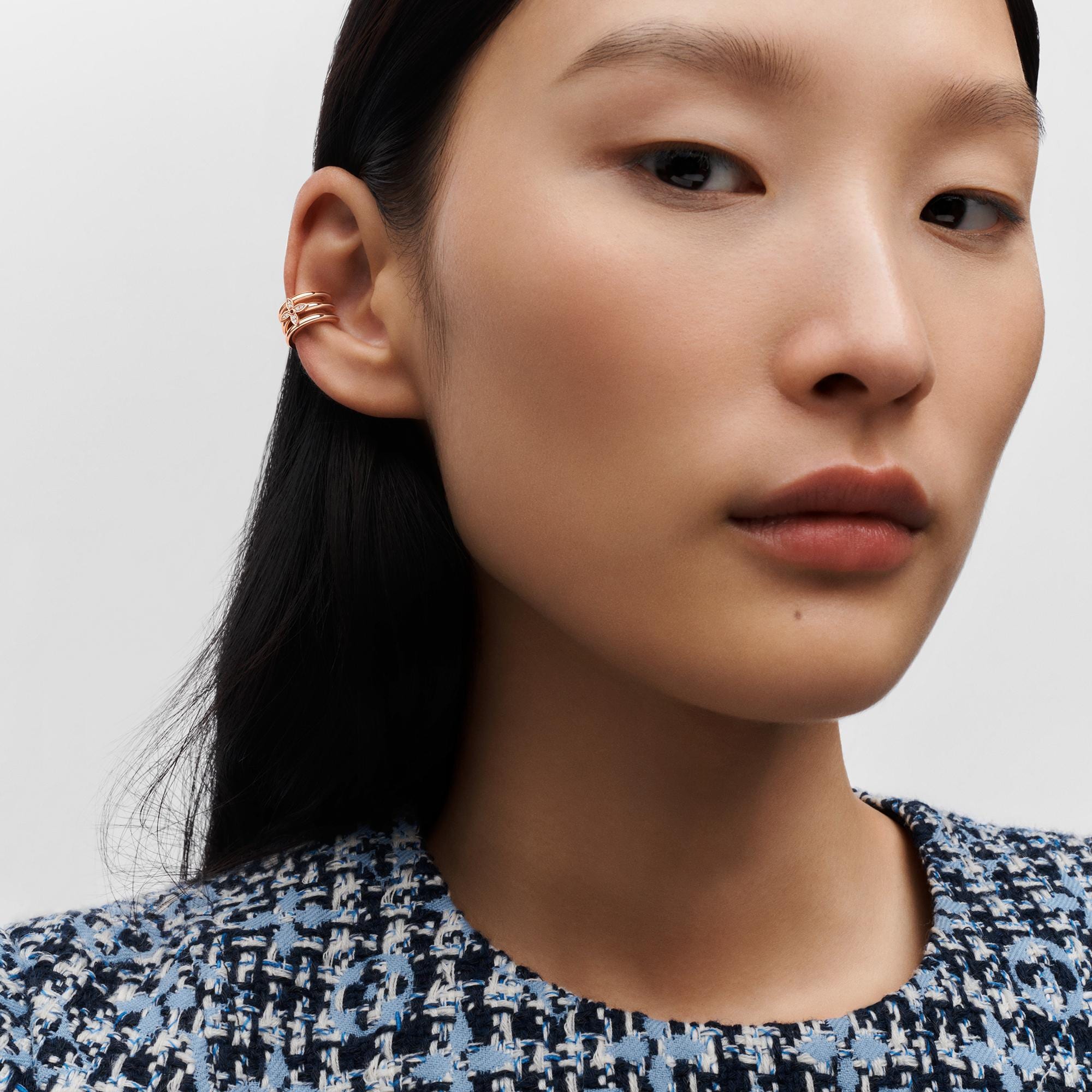 Idylle Blossom Ohrring, Roségold und Diamanten - Einzelstück  Schmuck Kategorien Ohrringe | LOUIS VUITTON (Zoom)