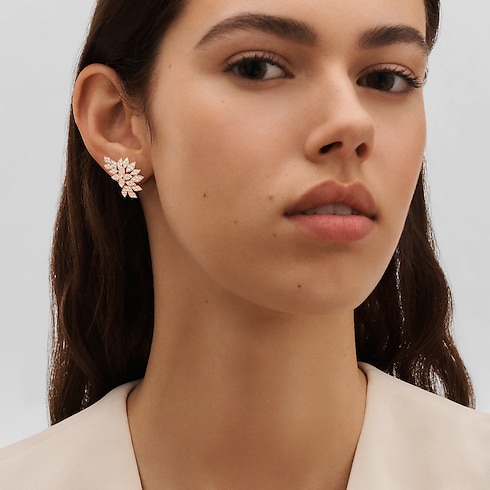 Idylle Blossom Ohrring, Roségold und Diamanten - Einzelstück Schmuck Kategorien Ohrringe | LOUIS VUITTON (Zoom)