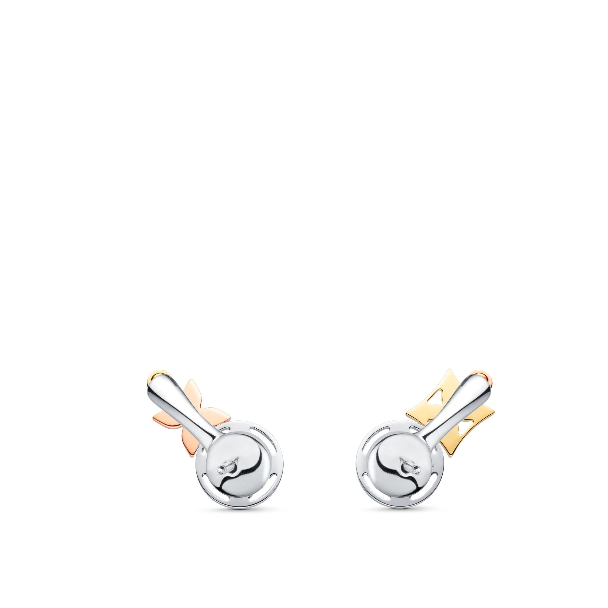 Idylle Blossom Ohrstecker, Weißgold, Gelbgold, Roségold und Diamanten  Schmuck Kategorien Alle Schmuckstücke | LOUIS VUITTON (Zoom)