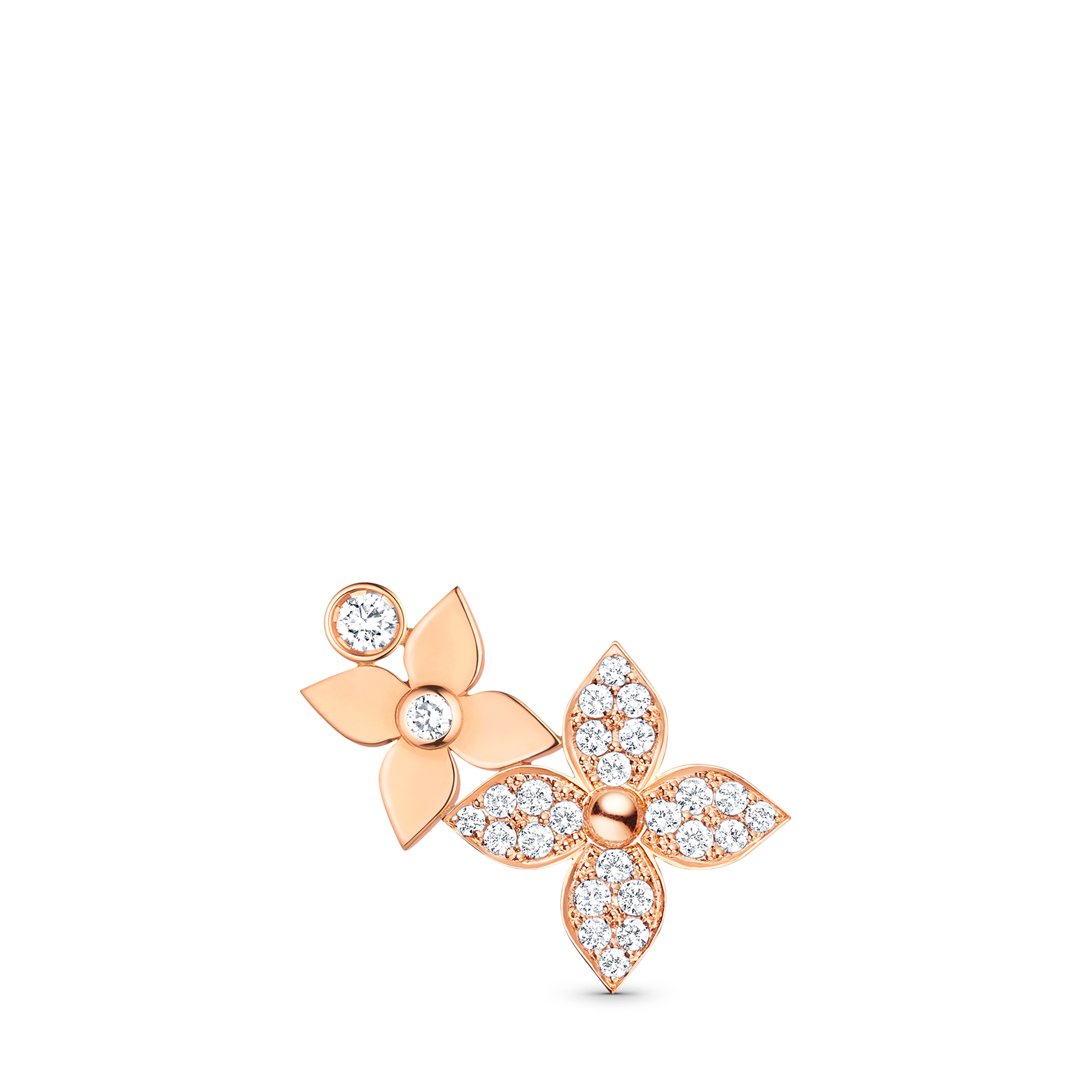 Idylle Blossom rechter Ohrring, Roségold und Diamanten - Einzelstück  Schmuck Kategorien Alle Schmuckstücke | LOUIS VUITTON (Zoom)