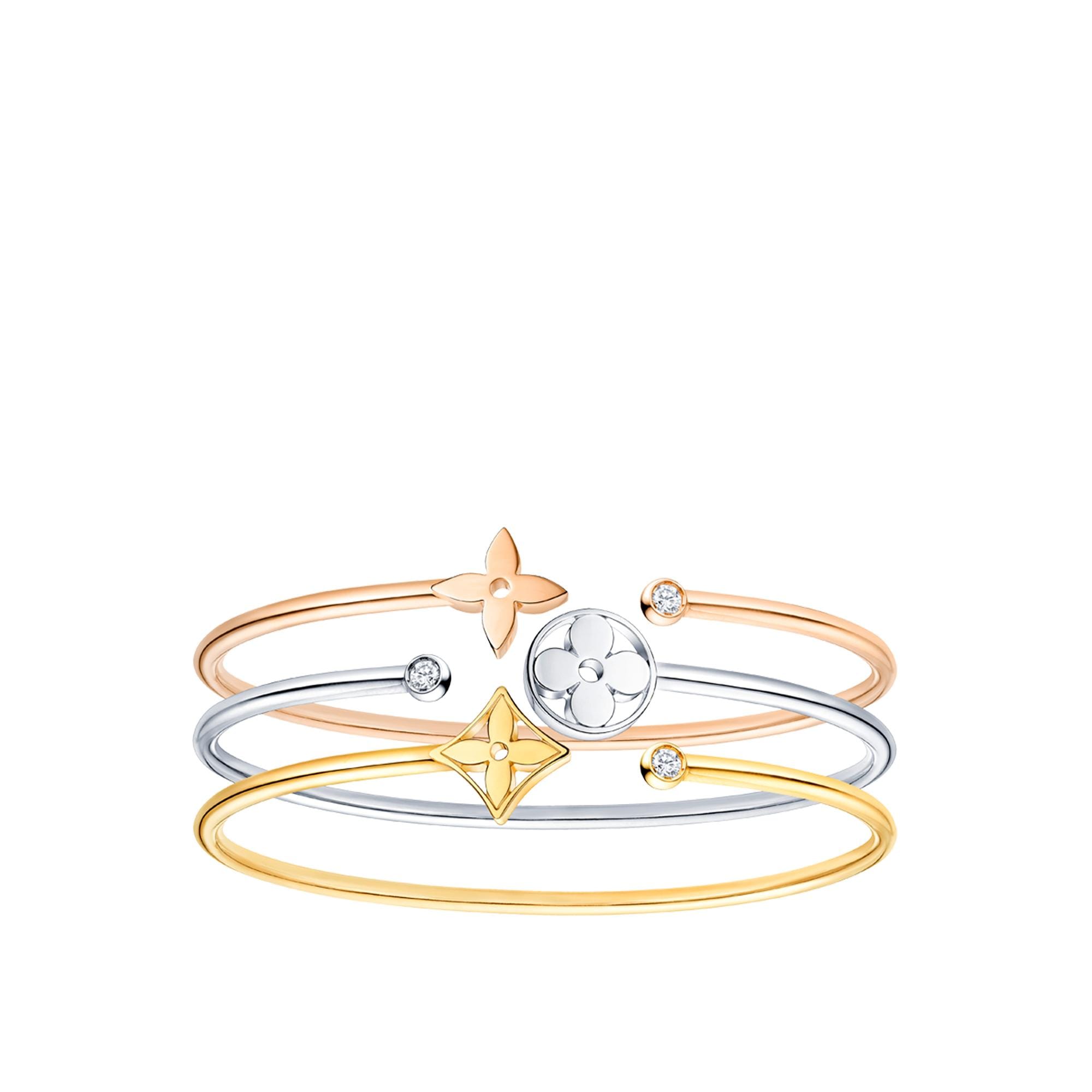 Idylle Blossom Twist Armreif, Weißgold  Schmuck Kategorien Alle Schmuckstücke | LOUIS VUITTON (Zoom)