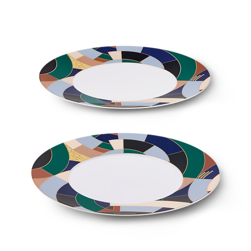 Illusion Set mit 2 Esstellern Trunks, Reisen und Wohnen Wohnen und Art of Dining Art of Dining | LOUIS VUITTON (Zoom)