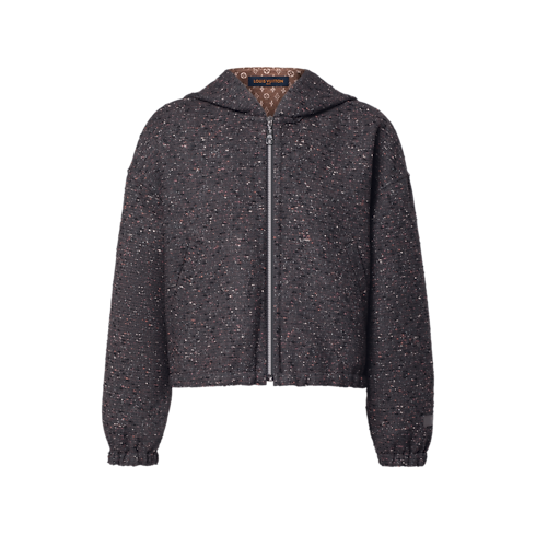 Jacke aus Bouclette-Tweed mit Kapuze Damen Ready to Wear Mäntel und Jacken | LOUIS VUITTON (Zoom)