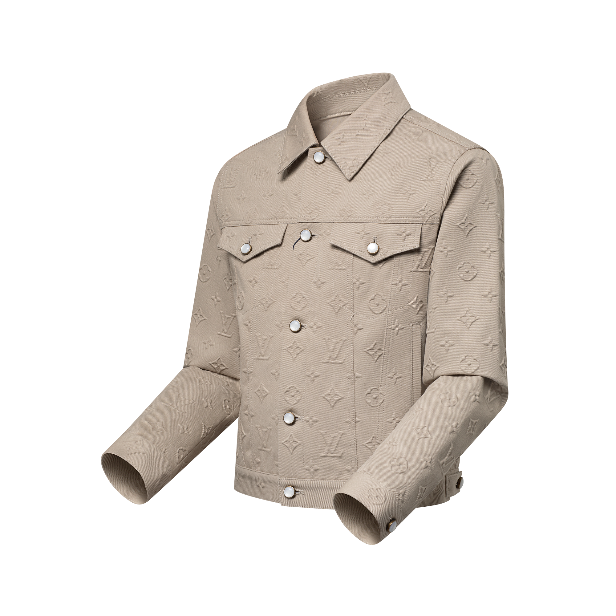 Jacke aus Denim mit Monogram-Prägung  Herren Ready to Wear Jacken und Mäntel | LOUIS VUITTON (Zoom)