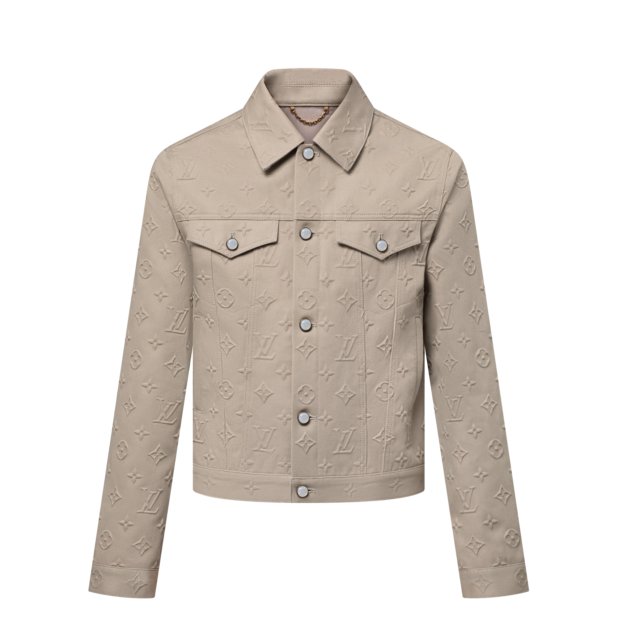 Jacke aus Denim mit Monogram-Prägung  Herren Ready to Wear Jacken und Mäntel | LOUIS VUITTON (Zoom)