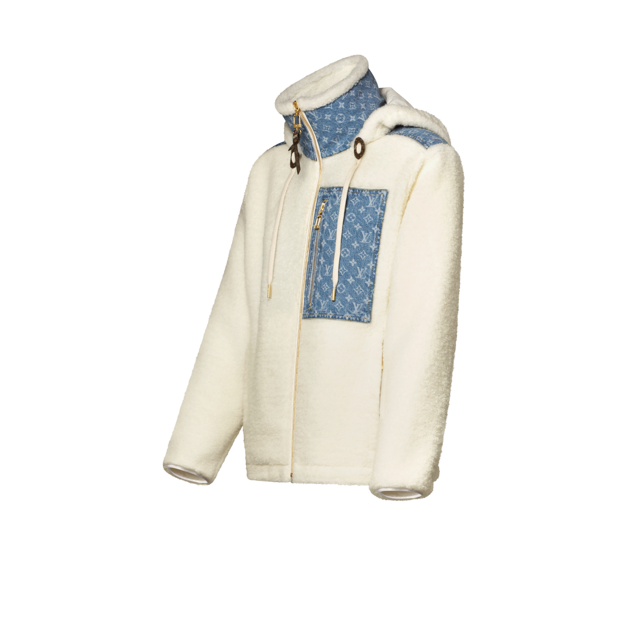 Jacke aus Fleece mit Monogram-Akzent  Damen Ready to Wear Mäntel und Jacken | LOUIS VUITTON (Zoom)