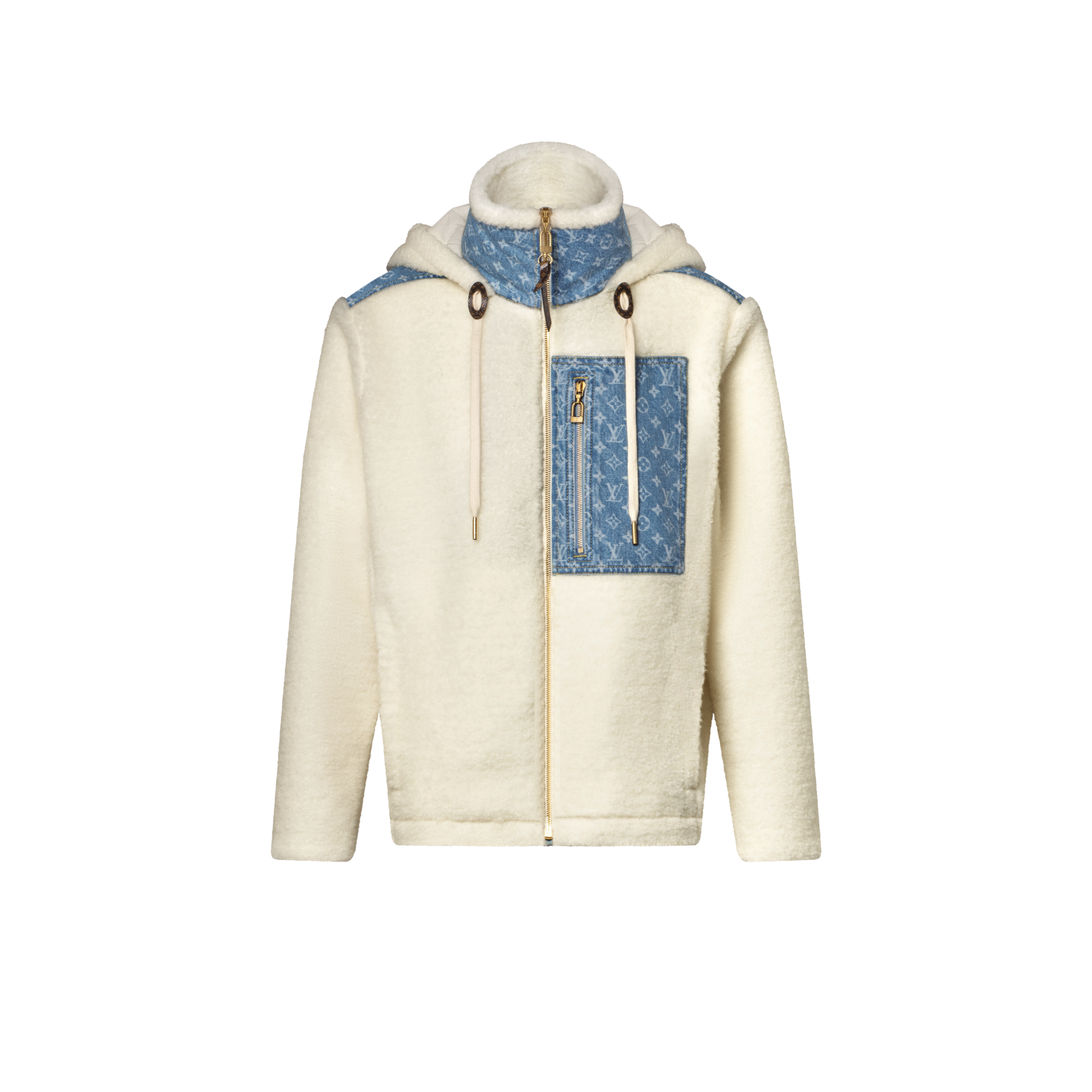 Jacke aus Fleece mit Monogram-Akzent  Damen Ready to Wear Mäntel und Jacken | LOUIS VUITTON (Zoom)