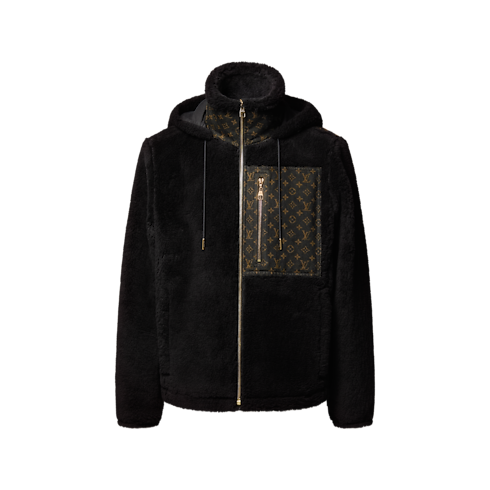 Jacke aus Fleece mit Monogram-Akzent Damen Ready to Wear Mäntel und Jacken | LOUIS VUITTON (Zoom)