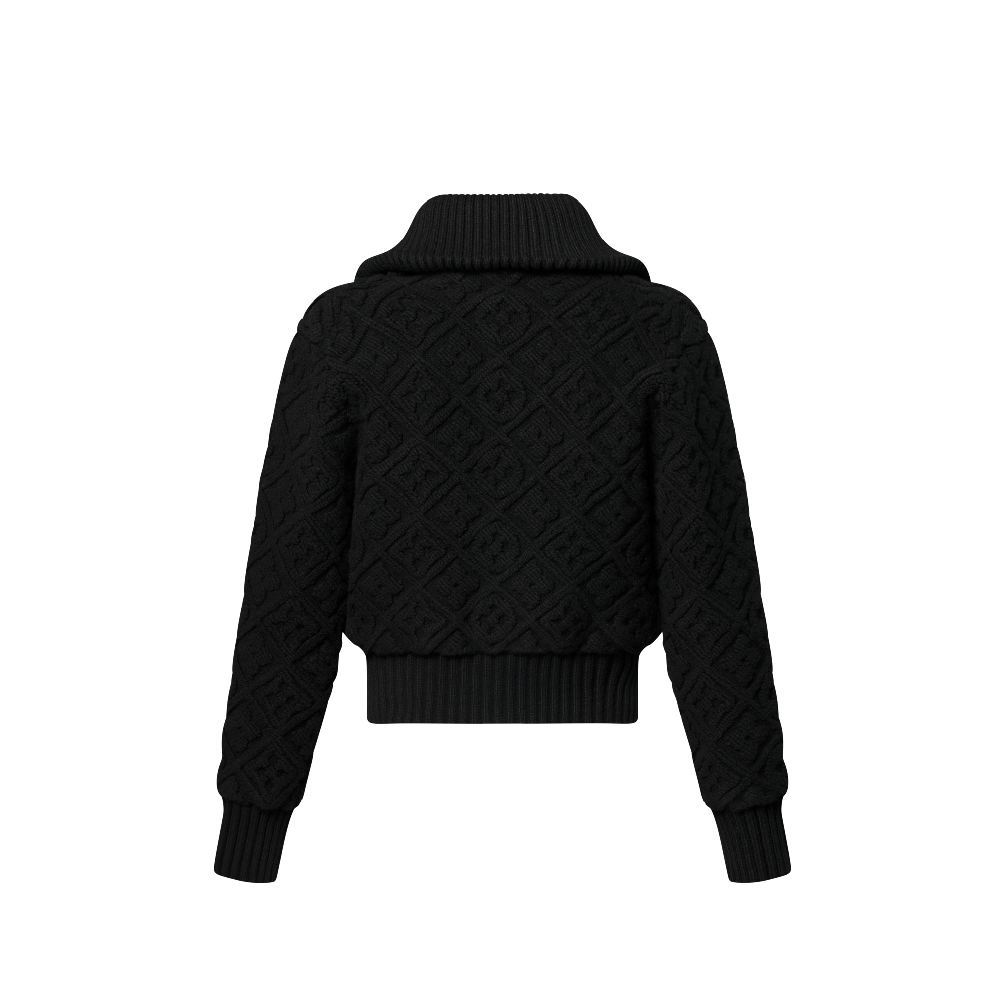 Jacke aus Frottee mit Monogram-Motiv und Reißverschluss  Damen Ready to Wear Strick | LOUIS VUITTON (Zoom)