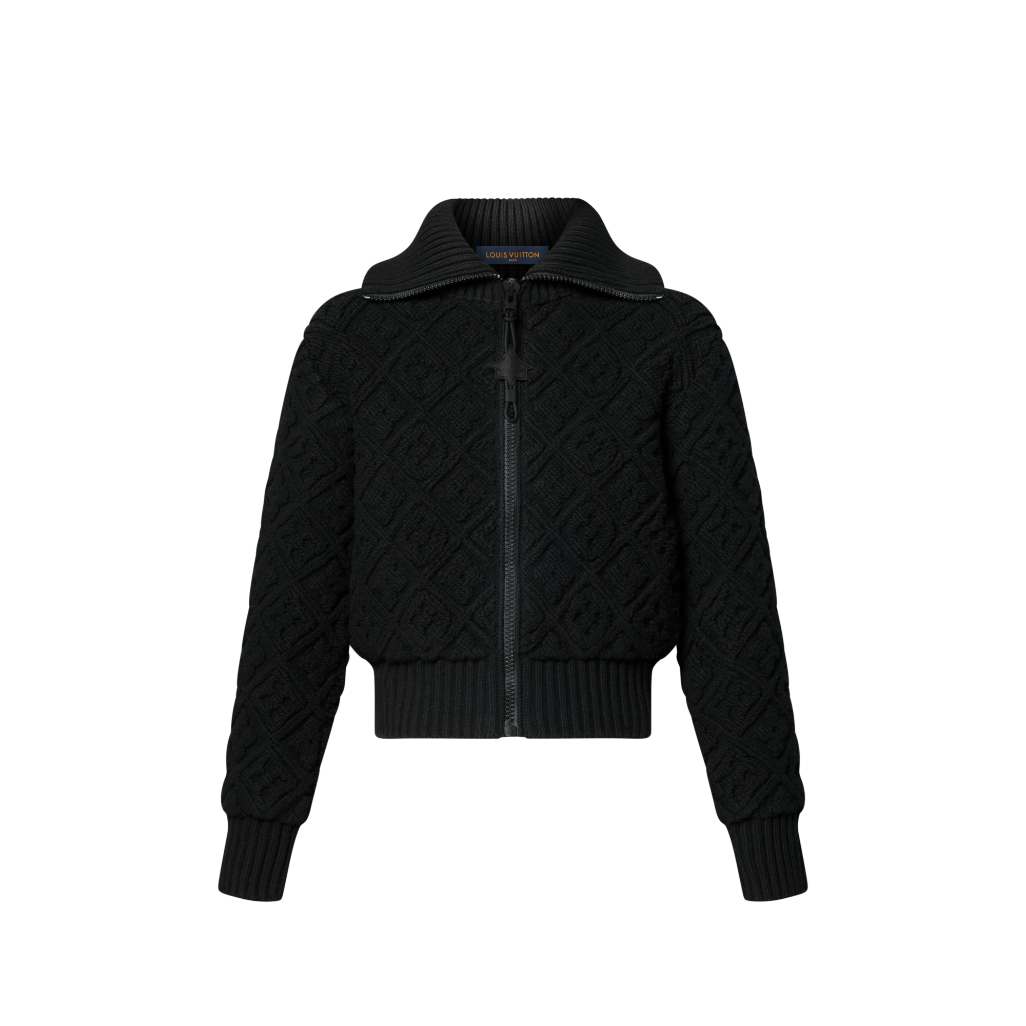 Jacke aus Frottee mit Monogram-Motiv und Reißverschluss  Damen Ready to Wear Strick | LOUIS VUITTON (Zoom)