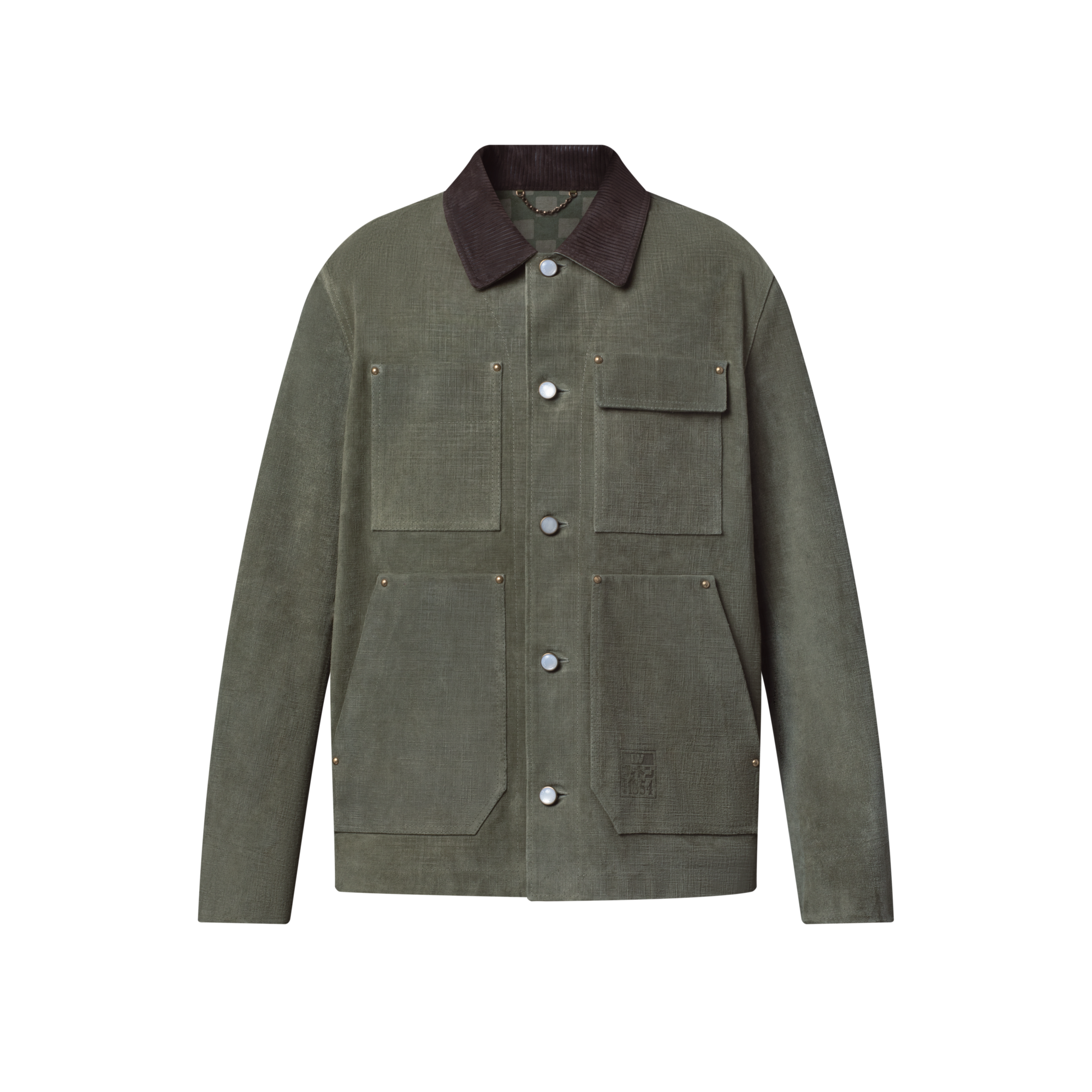 Jacke aus Leder im Workwear-Stil  Herren Ready to Wear Jacken und Mäntel | LOUIS VUITTON (Zoom)