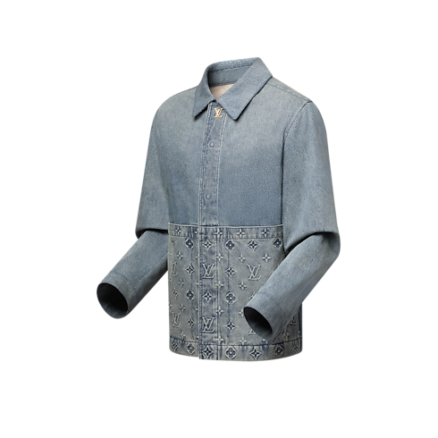 Jacke aus Upcycling-Denim und -Canvas Herren Ready to Wear Jacken und Mäntel | LOUIS VUITTON (Zoom)