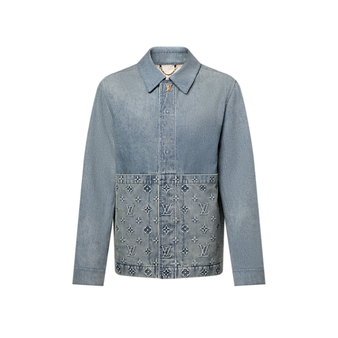 Jacke aus Upcycling-Denim und -Canvas Herren Ready to Wear Jacken und Mäntel | LOUIS VUITTON (Zoom)