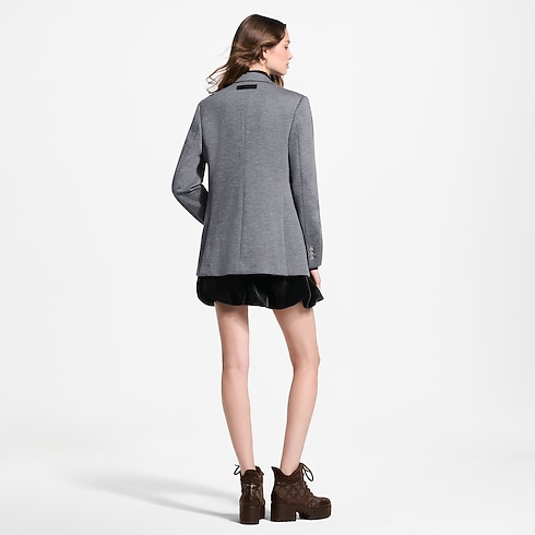 Jacke im Maßkonfektions-Stil aus Flanell Damen Ready to Wear Mäntel und Jacken | LOUIS VUITTON (Zoom)
