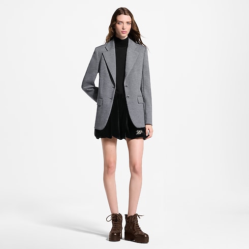 Jacke im Maßkonfektions-Stil aus Flanell Damen Ready to Wear Mäntel und Jacken | LOUIS VUITTON (Zoom)