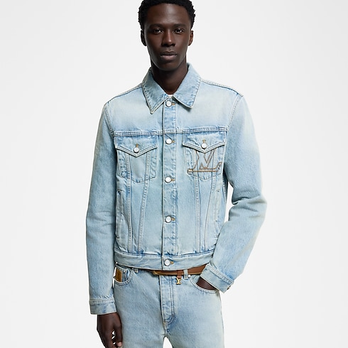 Jacke im Trucker-Stil aus Denim Herren Ready to Wear Vollständige Ready to Wear | LOUIS VUITTON (Zoom)
