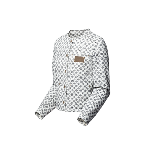 Jacke mit Blurry Monogram-Motiv Damen Ready to Wear Mäntel und Jacken | LOUIS VUITTON (Zoom)