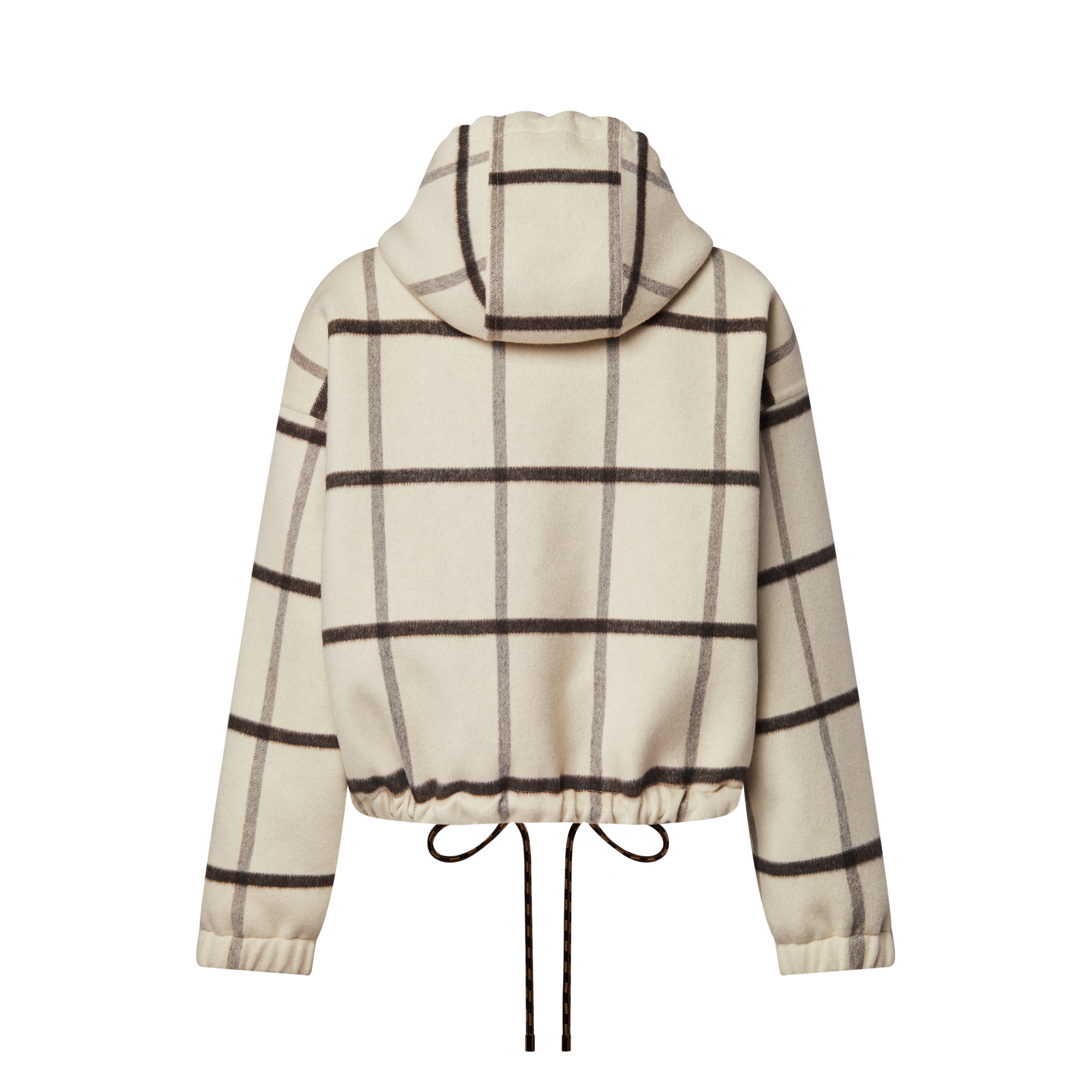 Jacke mit Kapuze und Karomuster  Damen Ready to Wear Mäntel und Jacken | LOUIS VUITTON (Zoom)