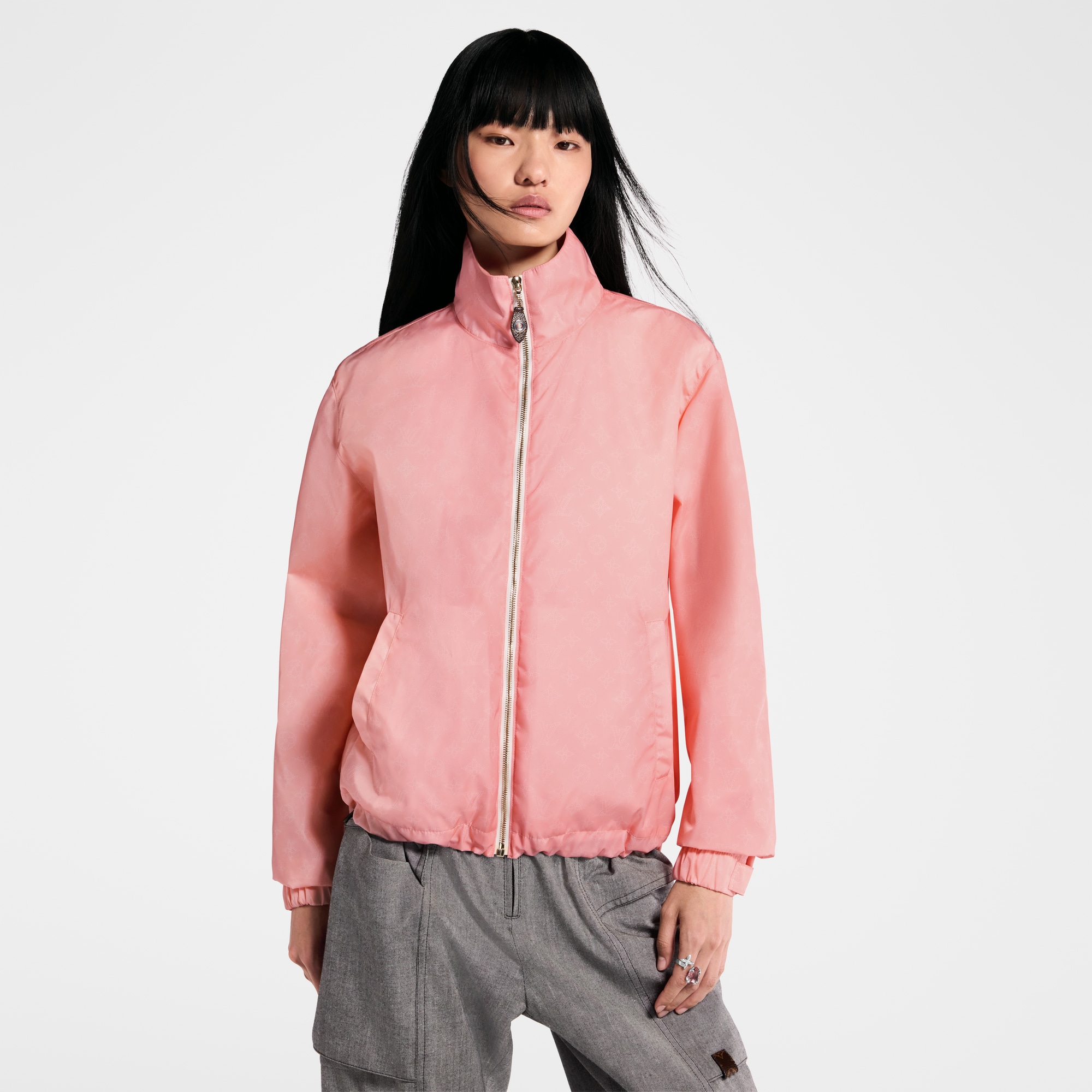 Jacke mit Reißverschluss mit Mahina Monogram-Motiv  Damen Ready to Wear Mäntel und Jacken | LOUIS VUITTON (Zoom)