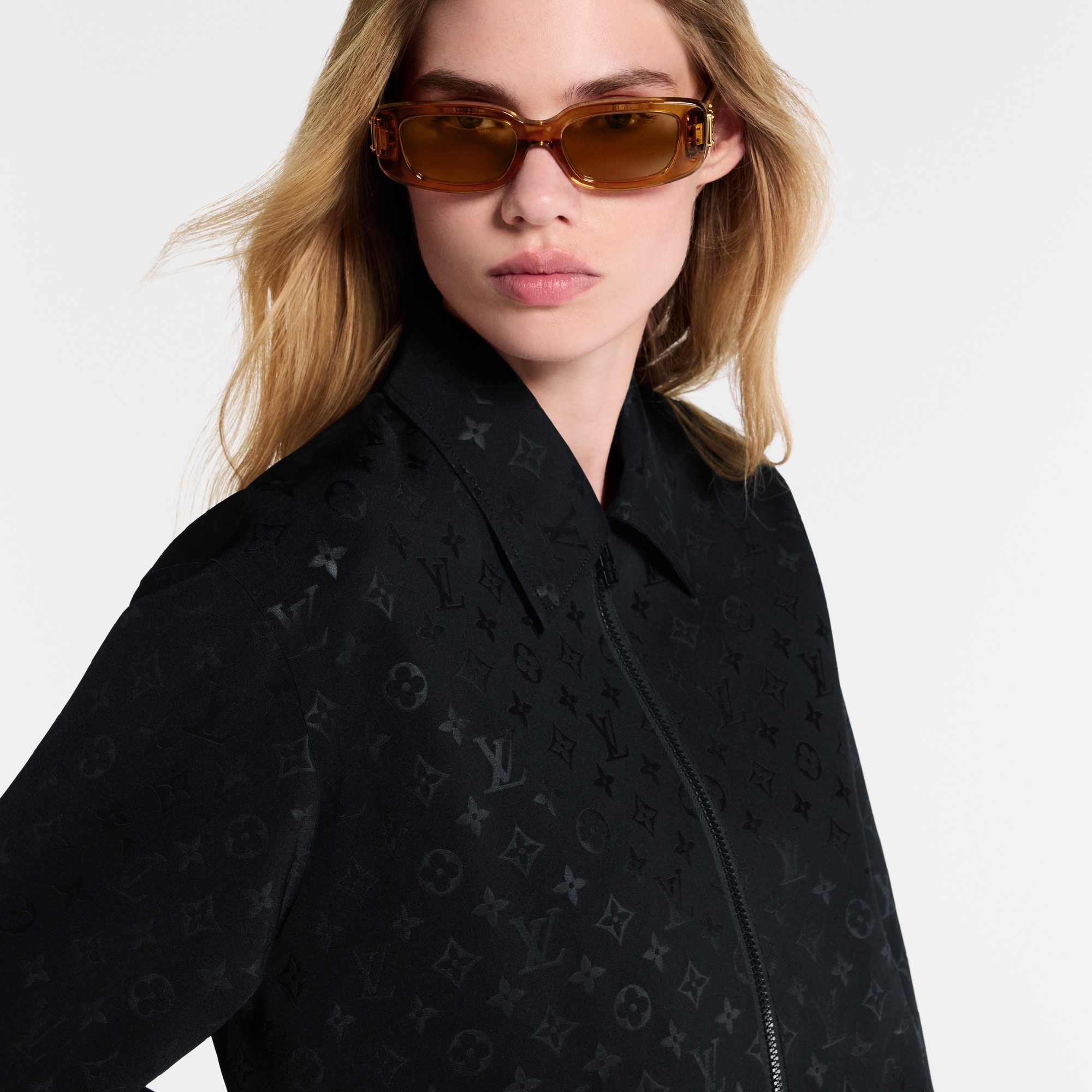 Jacke mit Reißverschluss und Monogram-Motiv  Damen Ready to Wear Mäntel und Jacken | LOUIS VUITTON (Zoom)