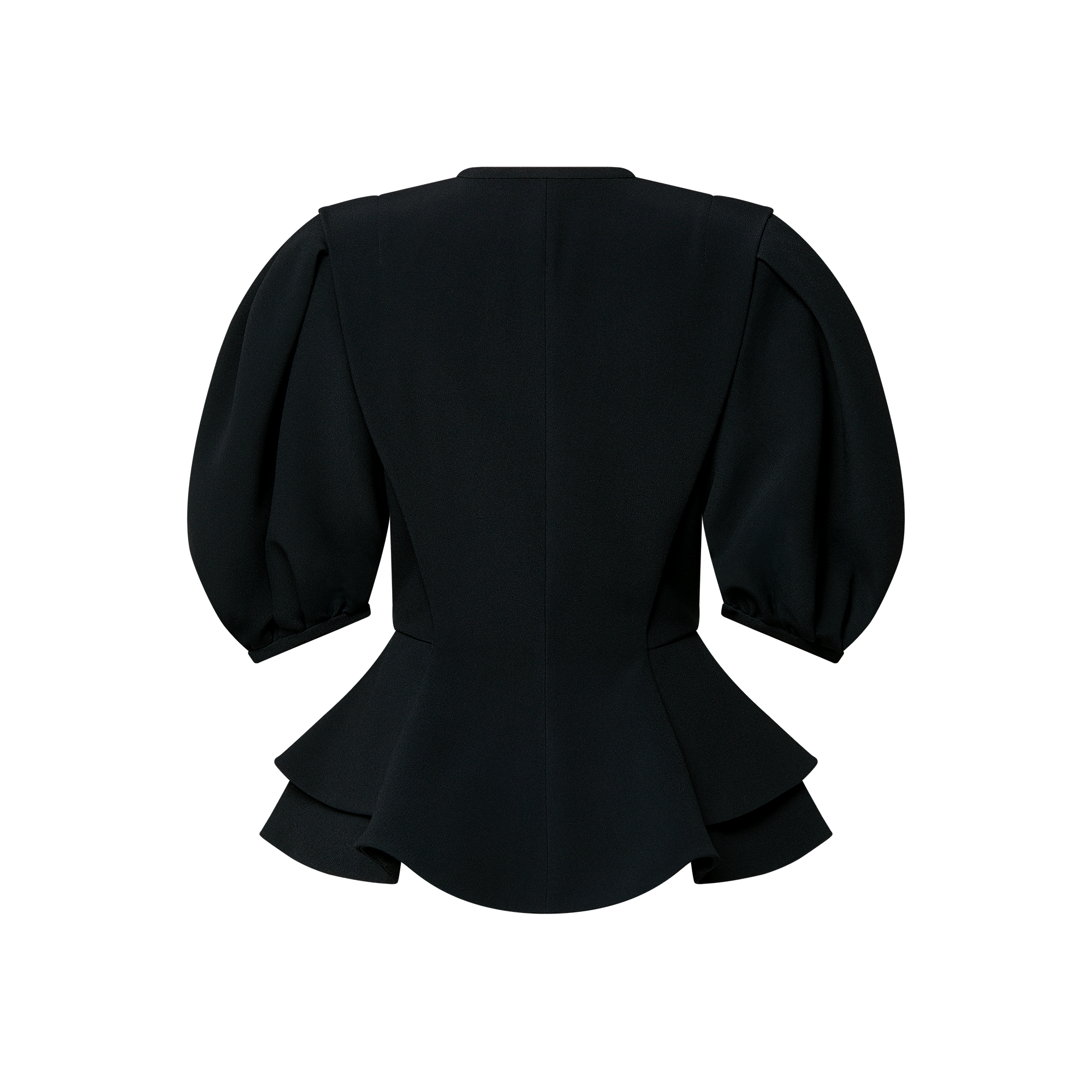 Jacke mit Schößchen und Puffärmeln  Neuheiten Damen Neueste Lancierungen | LOUIS VUITTON (Zoom)