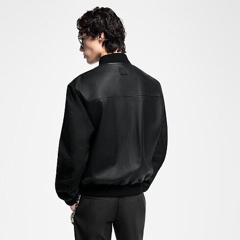 Jacke zum Wenden aus Nylon und Leder Herren Ready to Wear Jacken und Mäntel | LOUIS VUITTON (Zoom)