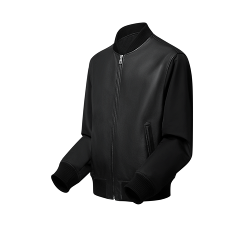 Jacke zum Wenden aus Nylon und Leder Herren Ready to Wear Jacken und Mäntel | LOUIS VUITTON (Zoom)