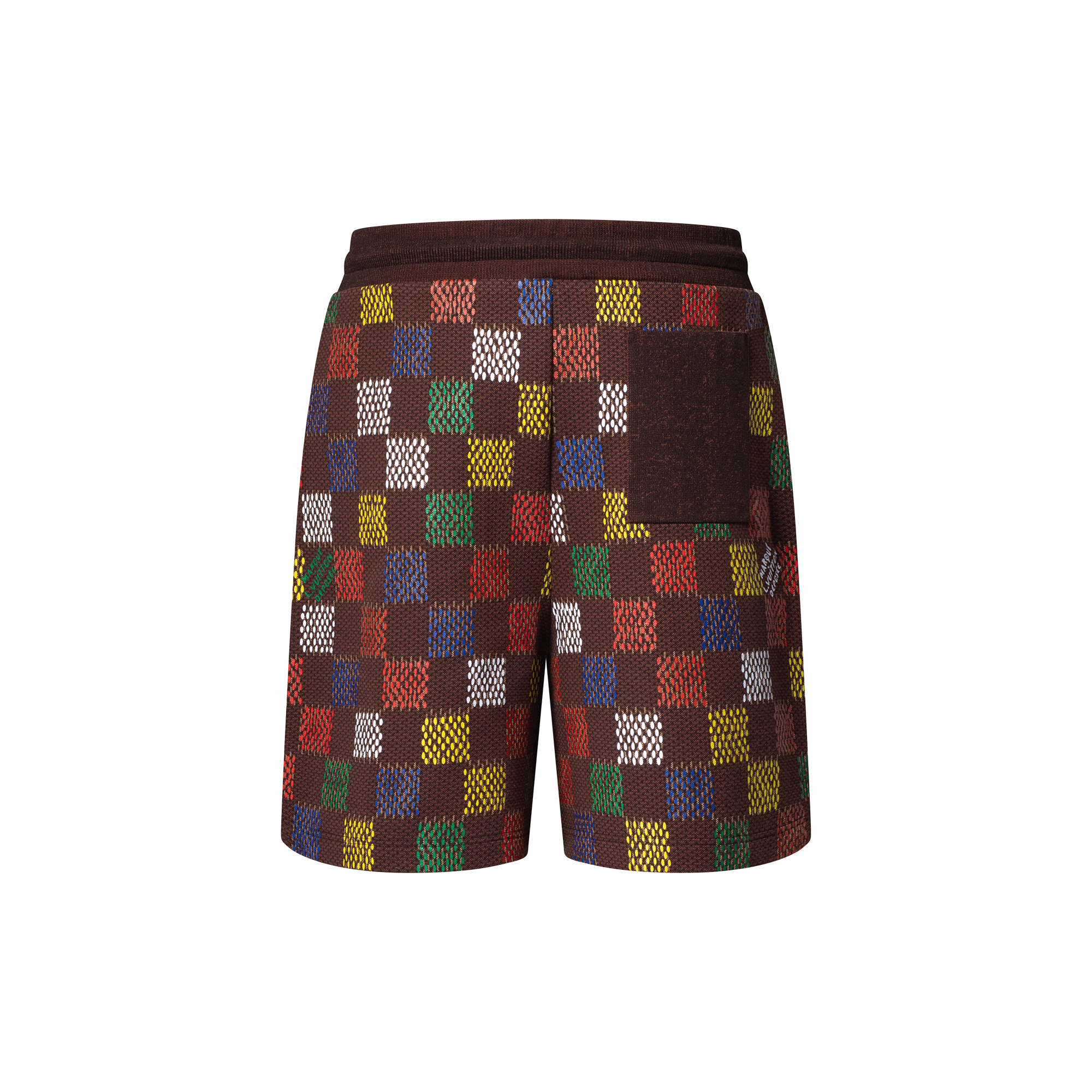 Jacquard-Shorts aus Baumwolljersey mit Damier-Motiv  Herren Ready to Wear Hosen | LOUIS VUITTON (Zoom)