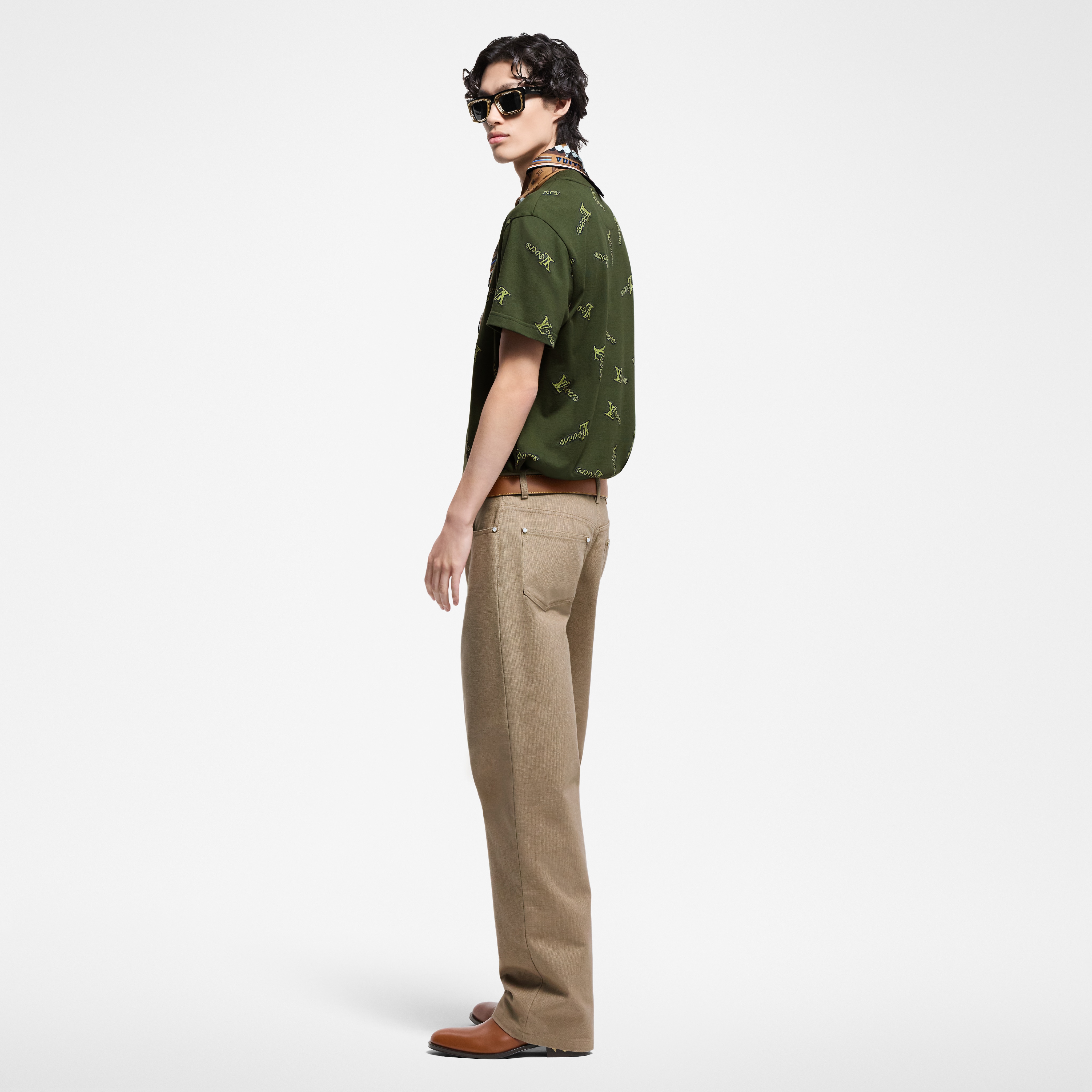 Jacquard-T-Shirt aus Baumwolle  Herren Ready to Wear T-Shirts und Poloshirts | LOUIS VUITTON (Zoom)