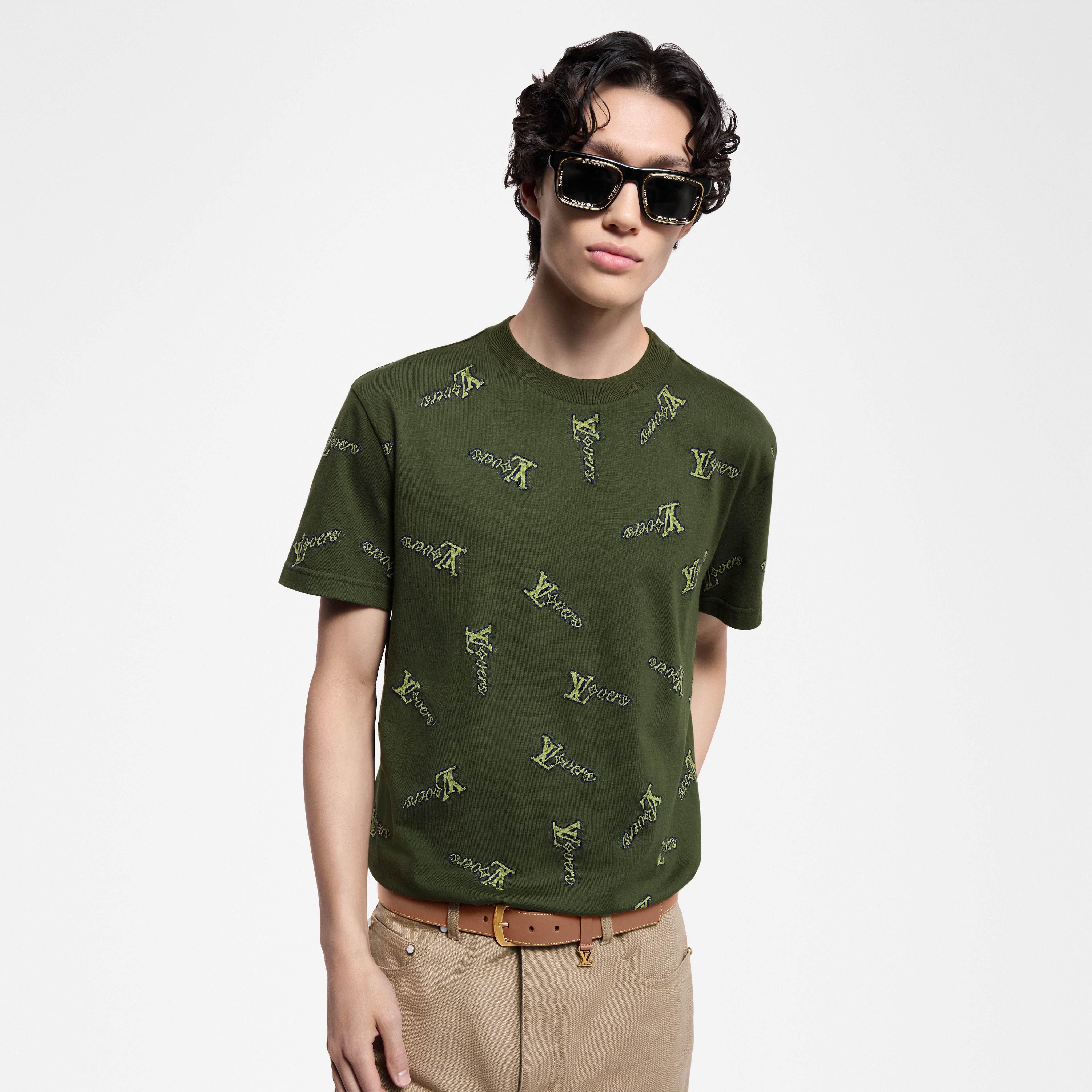 Jacquard-T-Shirt aus Baumwolle  Herren Ready to Wear T-Shirts und Poloshirts | LOUIS VUITTON (Zoom)