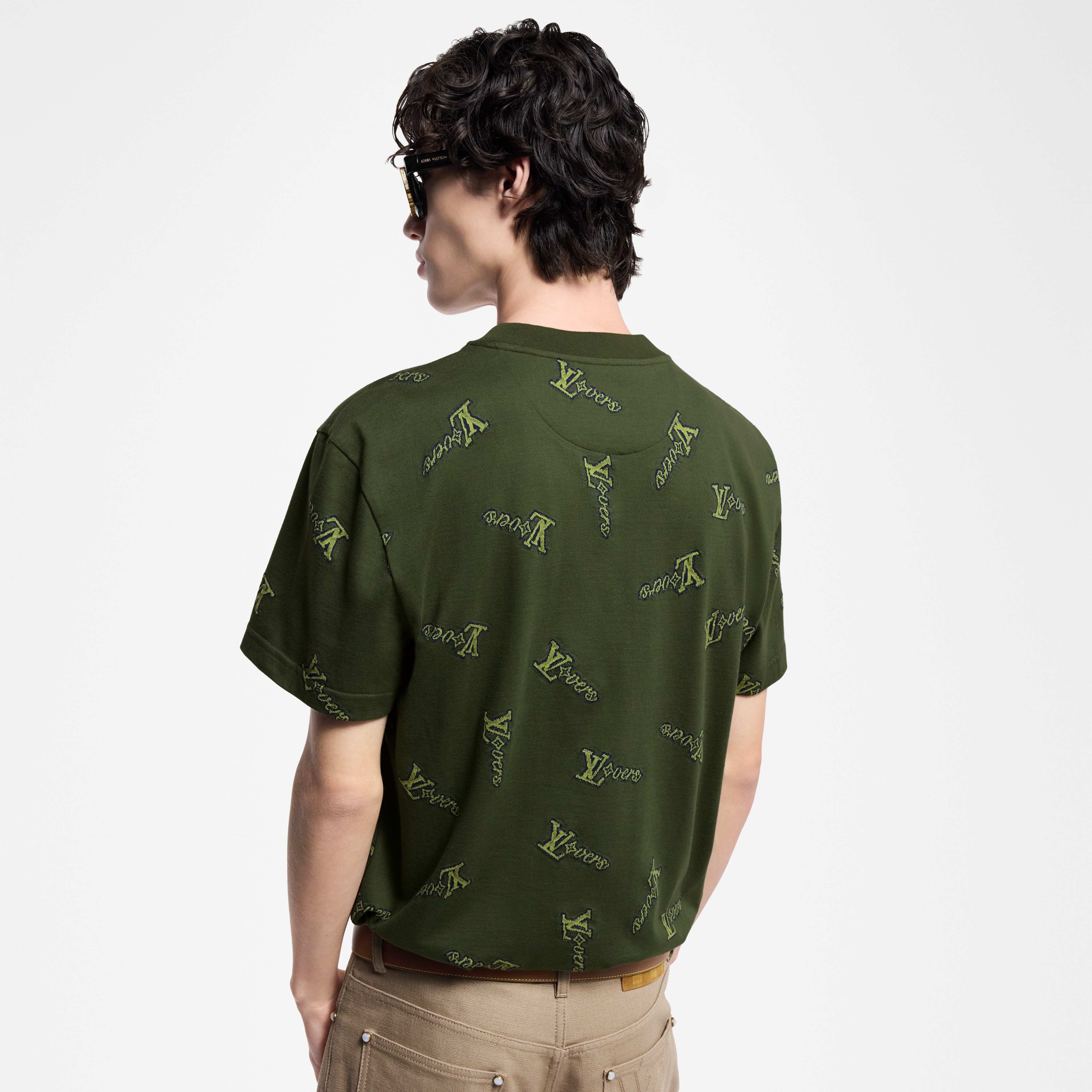 Jacquard-T-Shirt aus Baumwolle  Herren Ready to Wear T-Shirts und Poloshirts | LOUIS VUITTON (Zoom)
