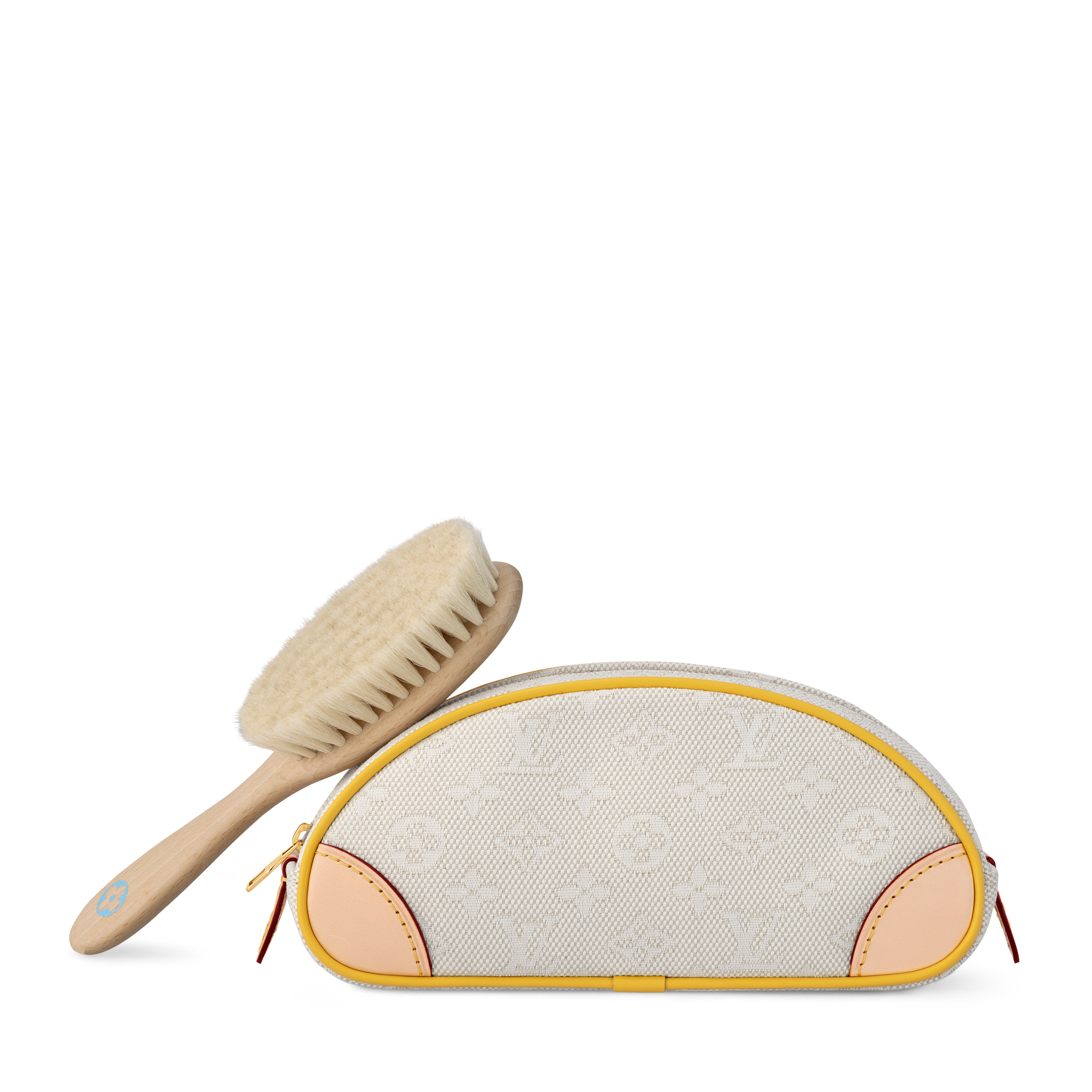 Jacquard-Täschchen mit Bürste  Geschenkideen Geschenke für Babys } | LOUIS VUITTON (Zoom)