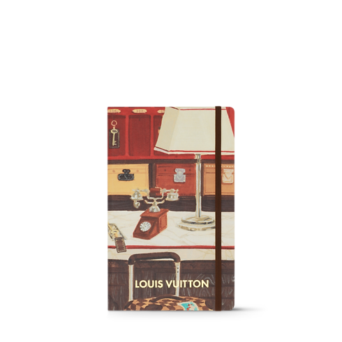 Jane Notizbuch MM und Aufkleber Carnets de Palace Rezeption S00 Trunks, Reisen und Wohnen Bücher und Schreibwaren Stiftetuis, Notizbücher und Agenden | LOUIS VUITTON (Zoom)