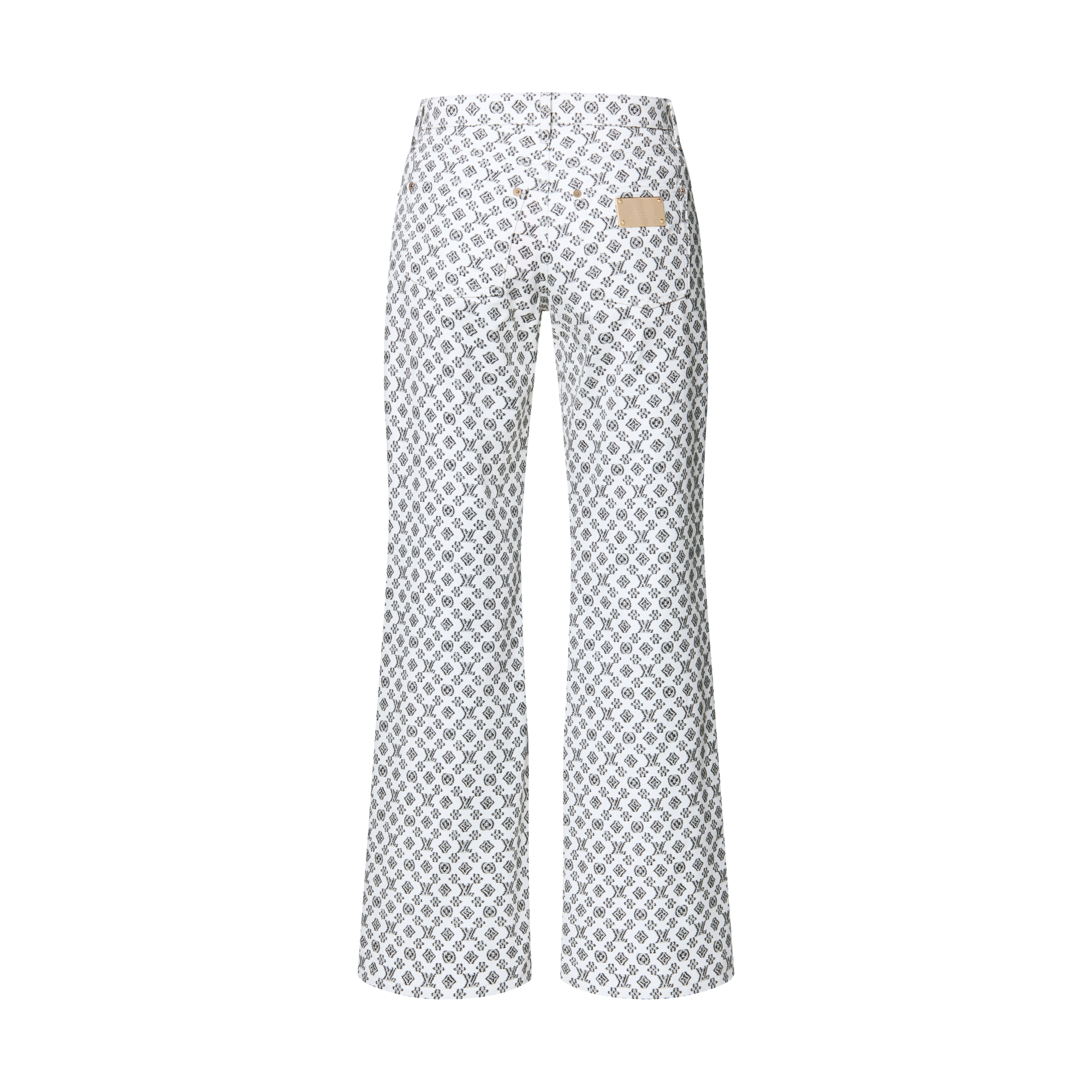 Jeans mit Blurry Monogram-Motiv und Fil Coupé-Effekt  Damen Ready to Wear Hosen | LOUIS VUITTON (Zoom)